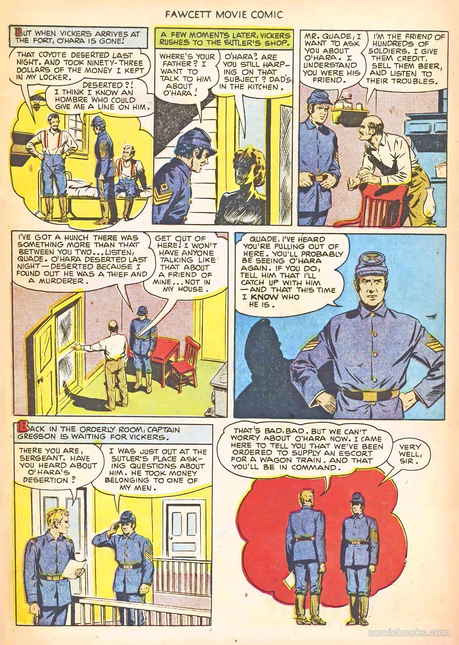 Fawcett Movie Comic 13 - Warpath #1 — page 23 of 36