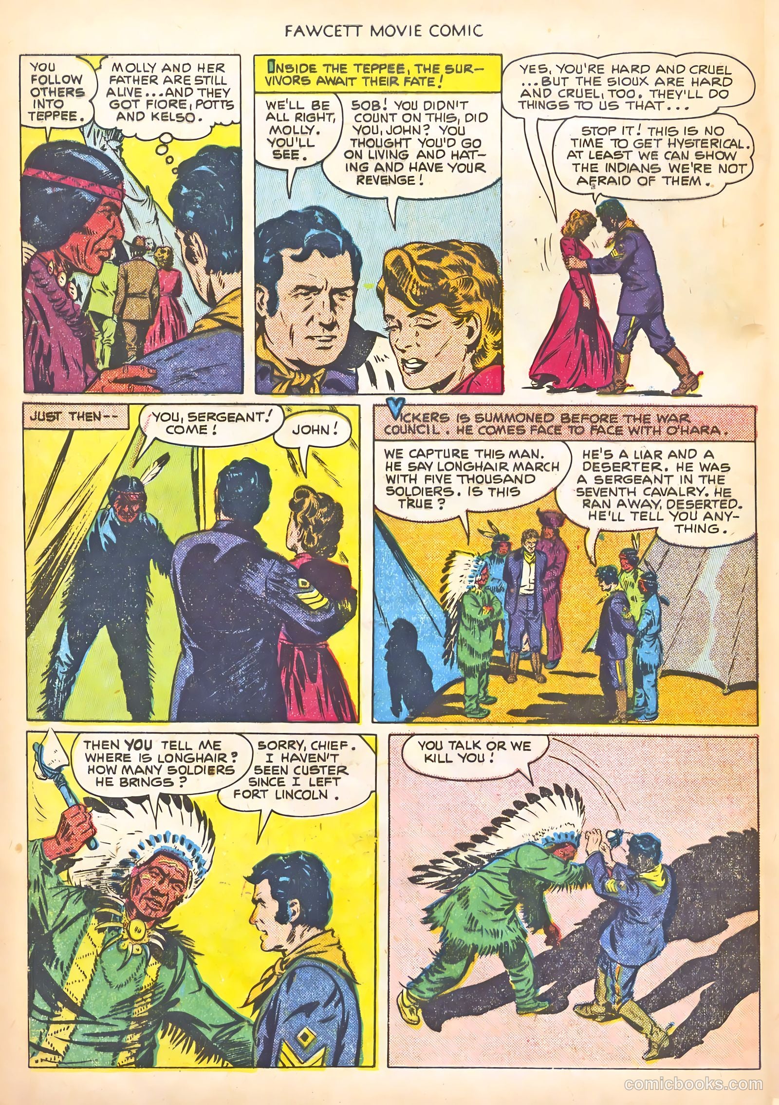 Fawcett Movie Comic 13 - Warpath #1 — page 28 of 36