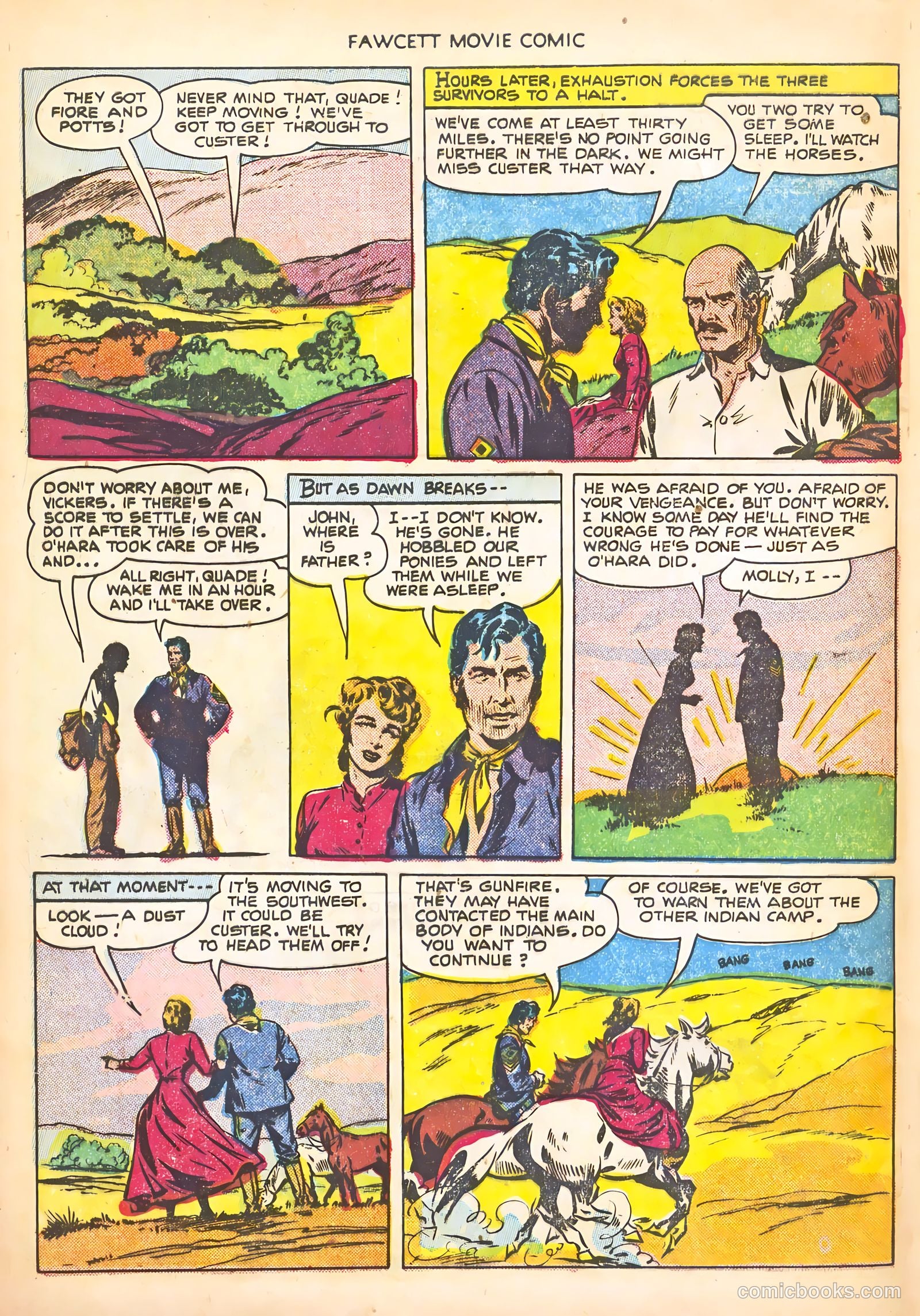 Fawcett Movie Comic 13 - Warpath #1 — page 32 of 36