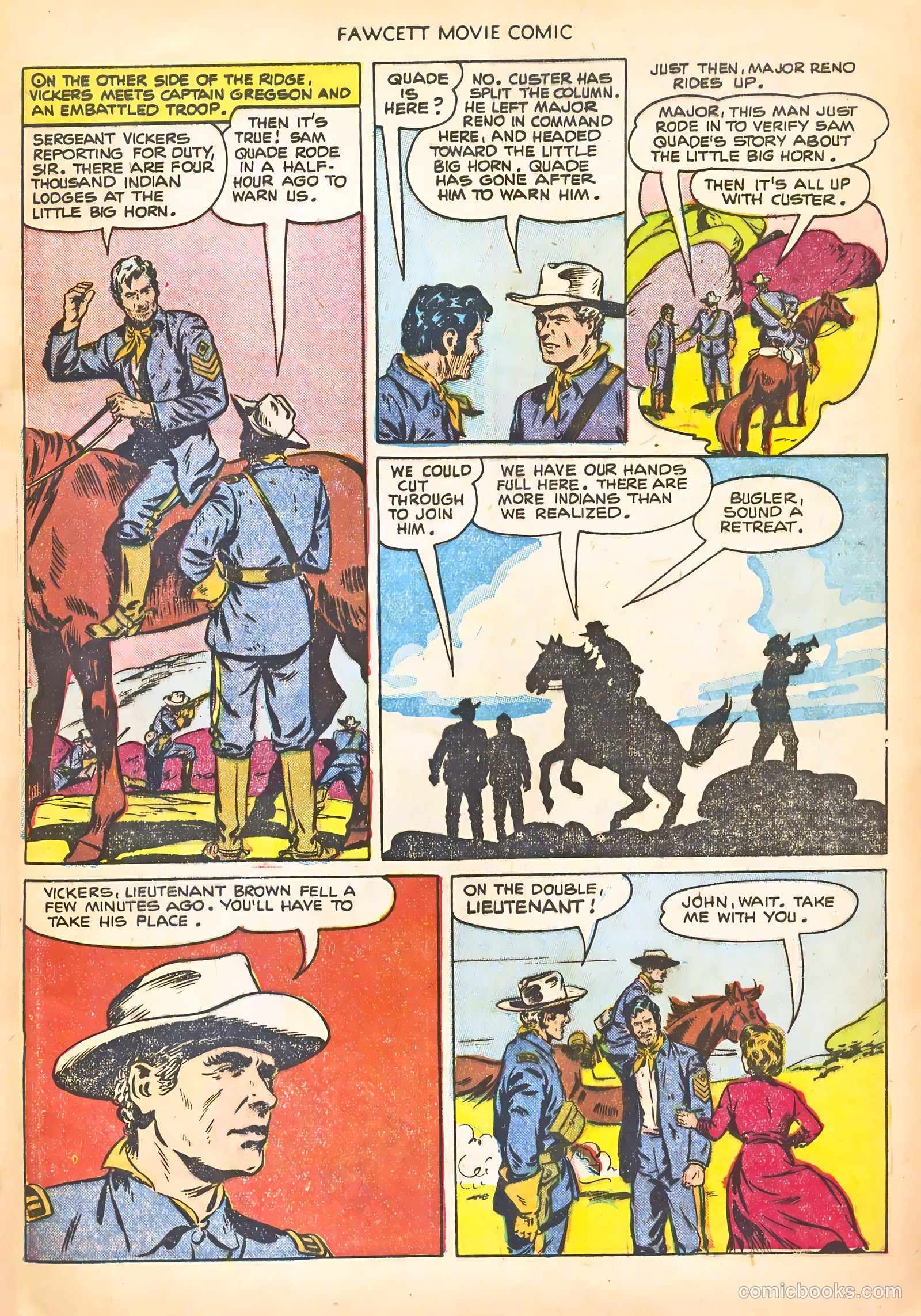 Fawcett Movie Comic 13 - Warpath #1 — page 33 of 36