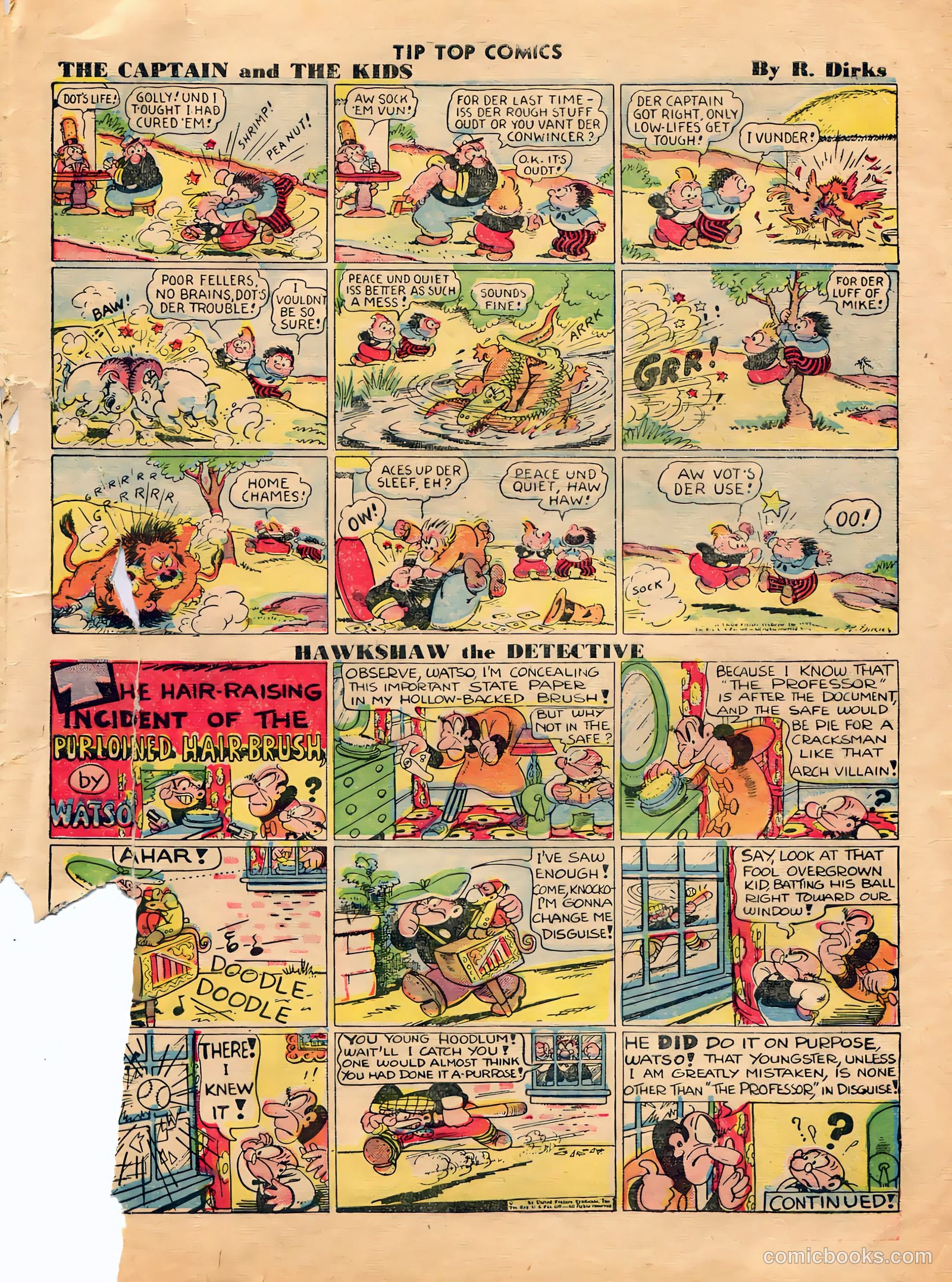 Tip Top Comics #30 — page 2 of 56