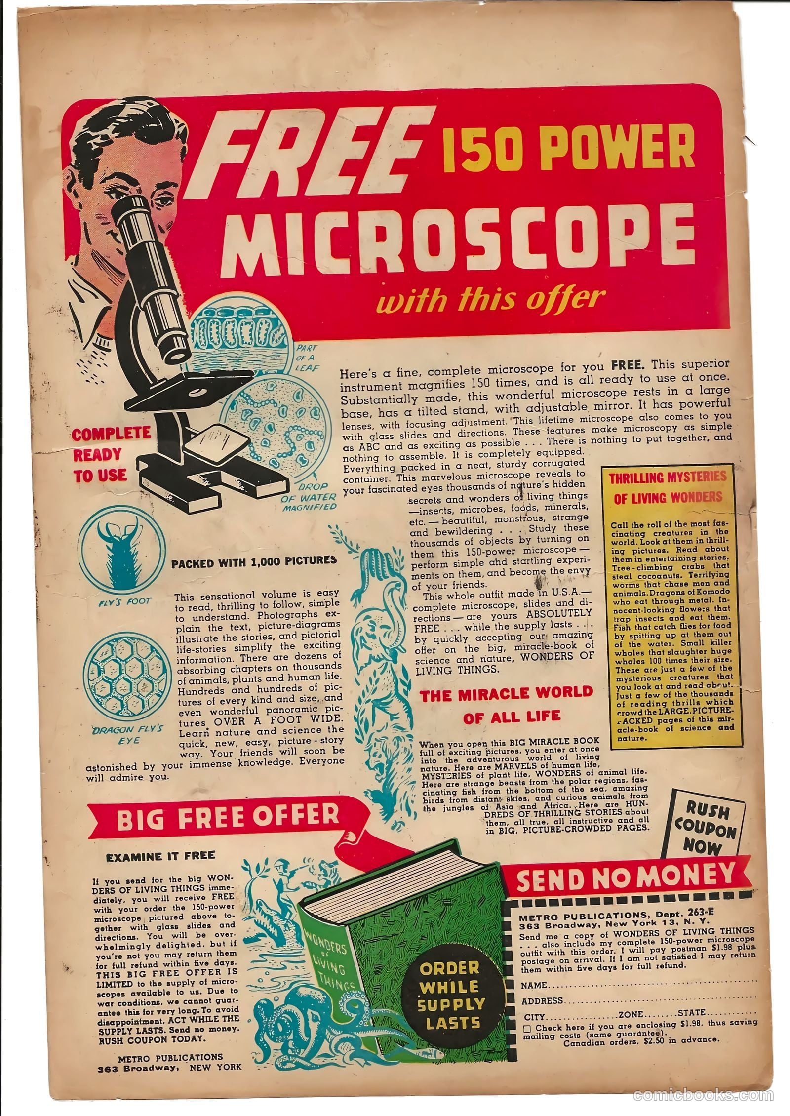 Wonder Comics #5 — page 36 of 36