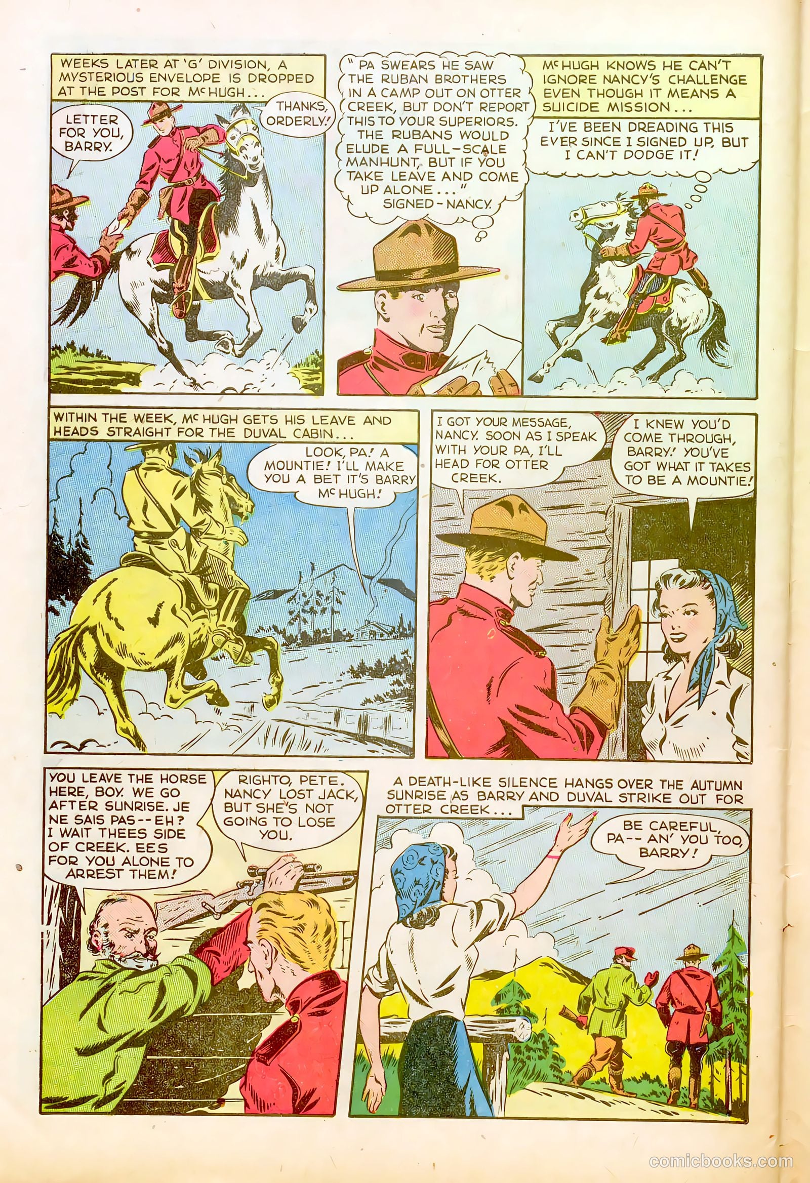 Approved Comics 12 - Northwest Mounties #1 — page 32 of 36