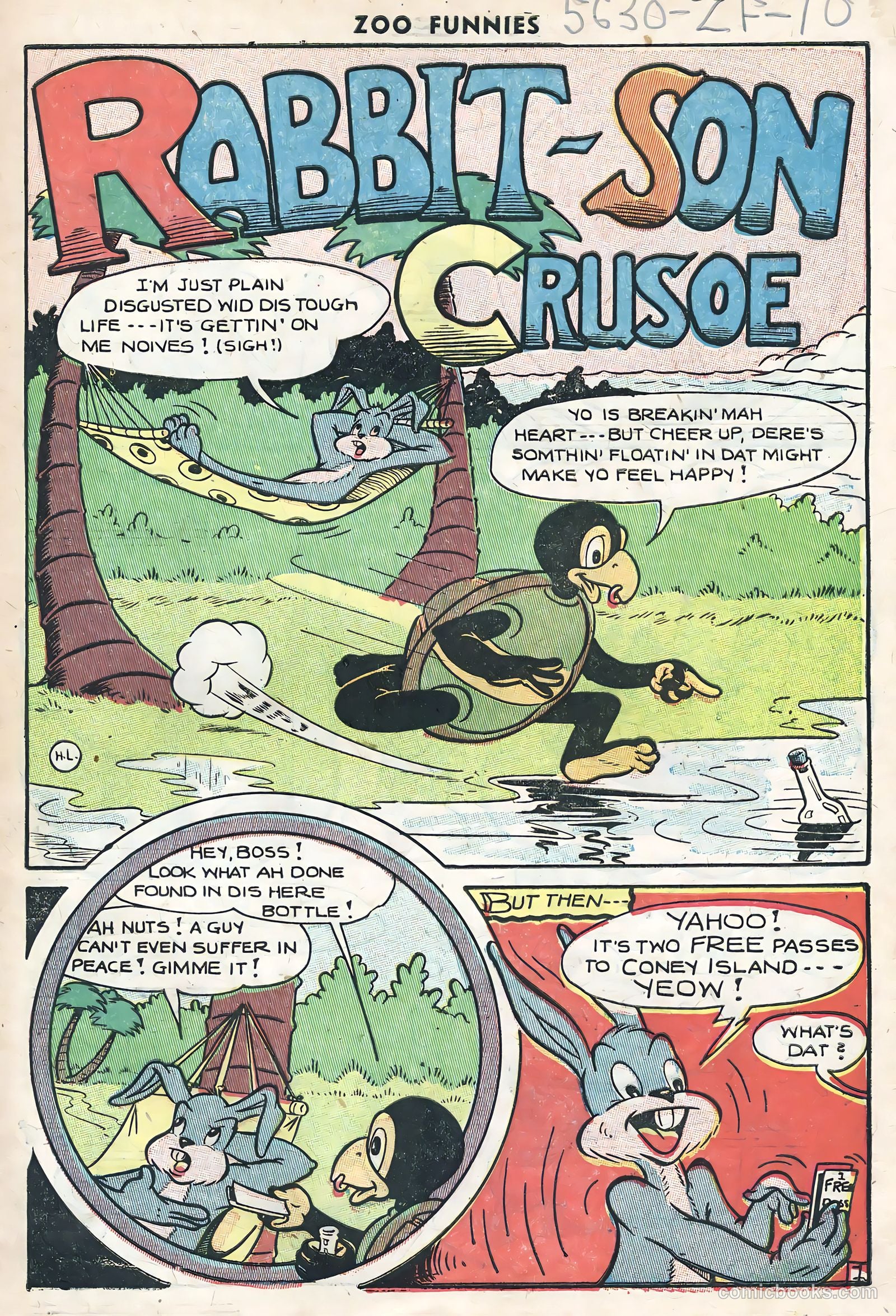 Zoo Funnies v1 #10 — page 3 of 36