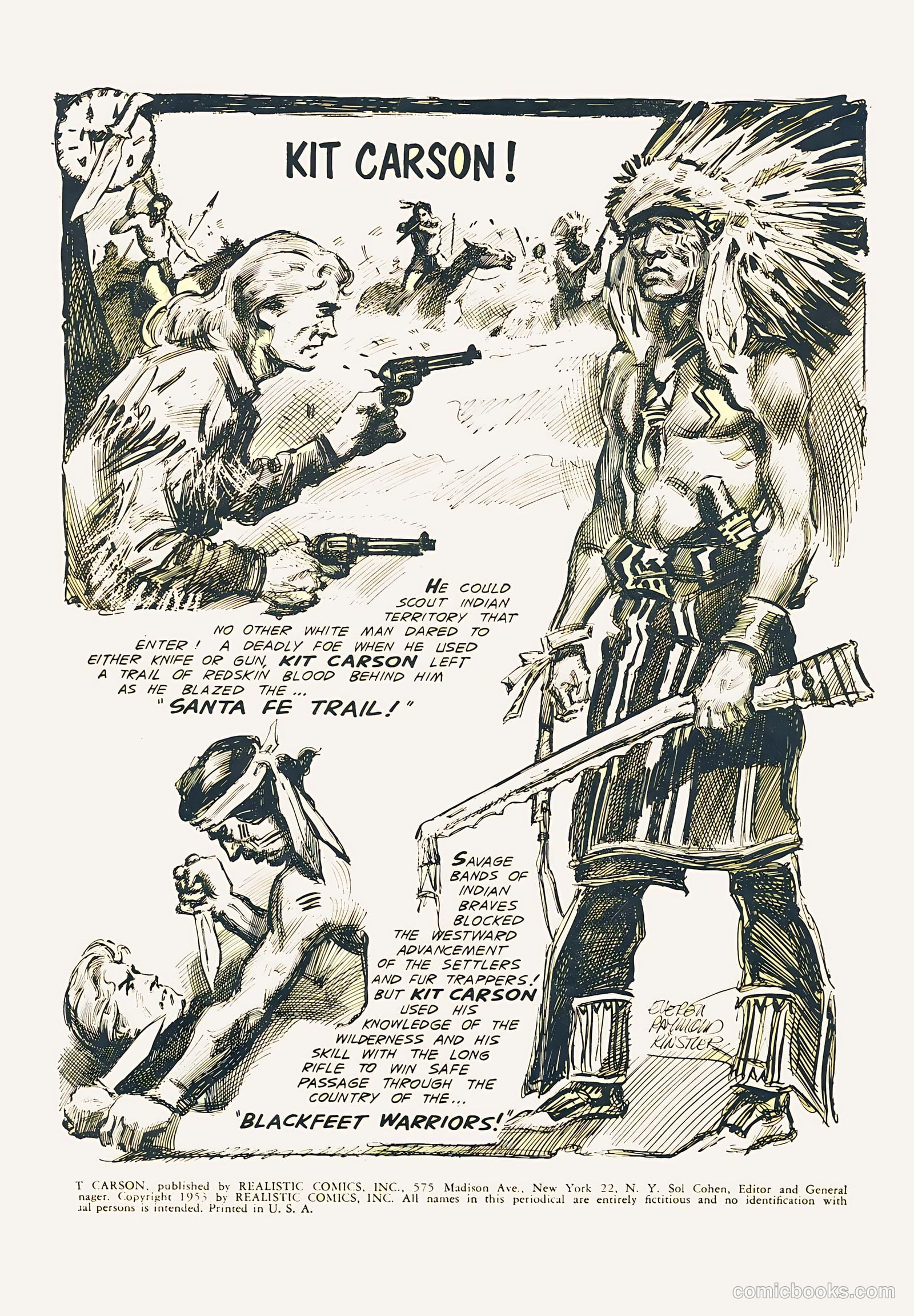 Kit Carson and the Blackfeet Warriors #1 — page 2 of 36