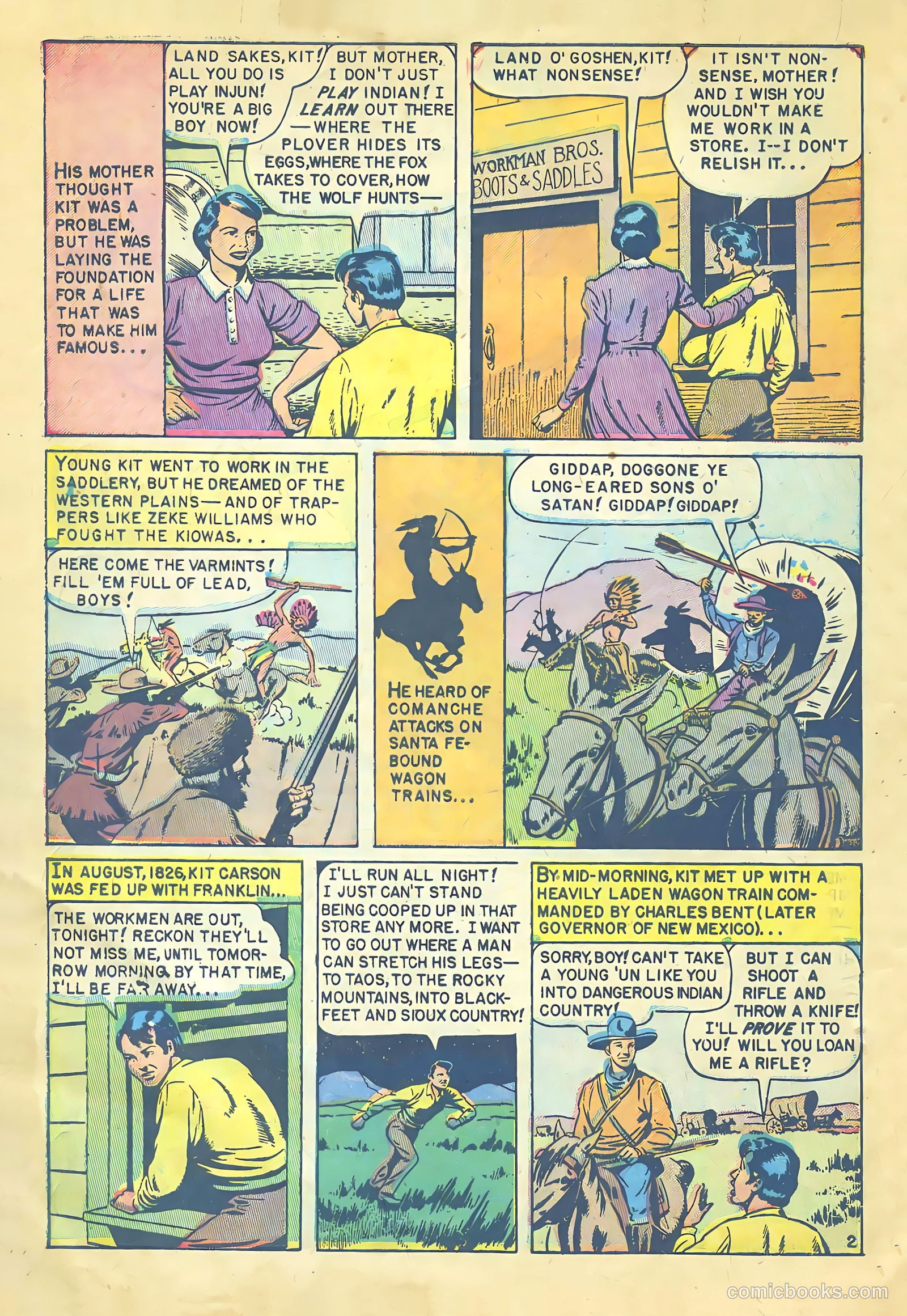 Kit Carson and the Blackfeet Warriors #1 — page 4 of 36