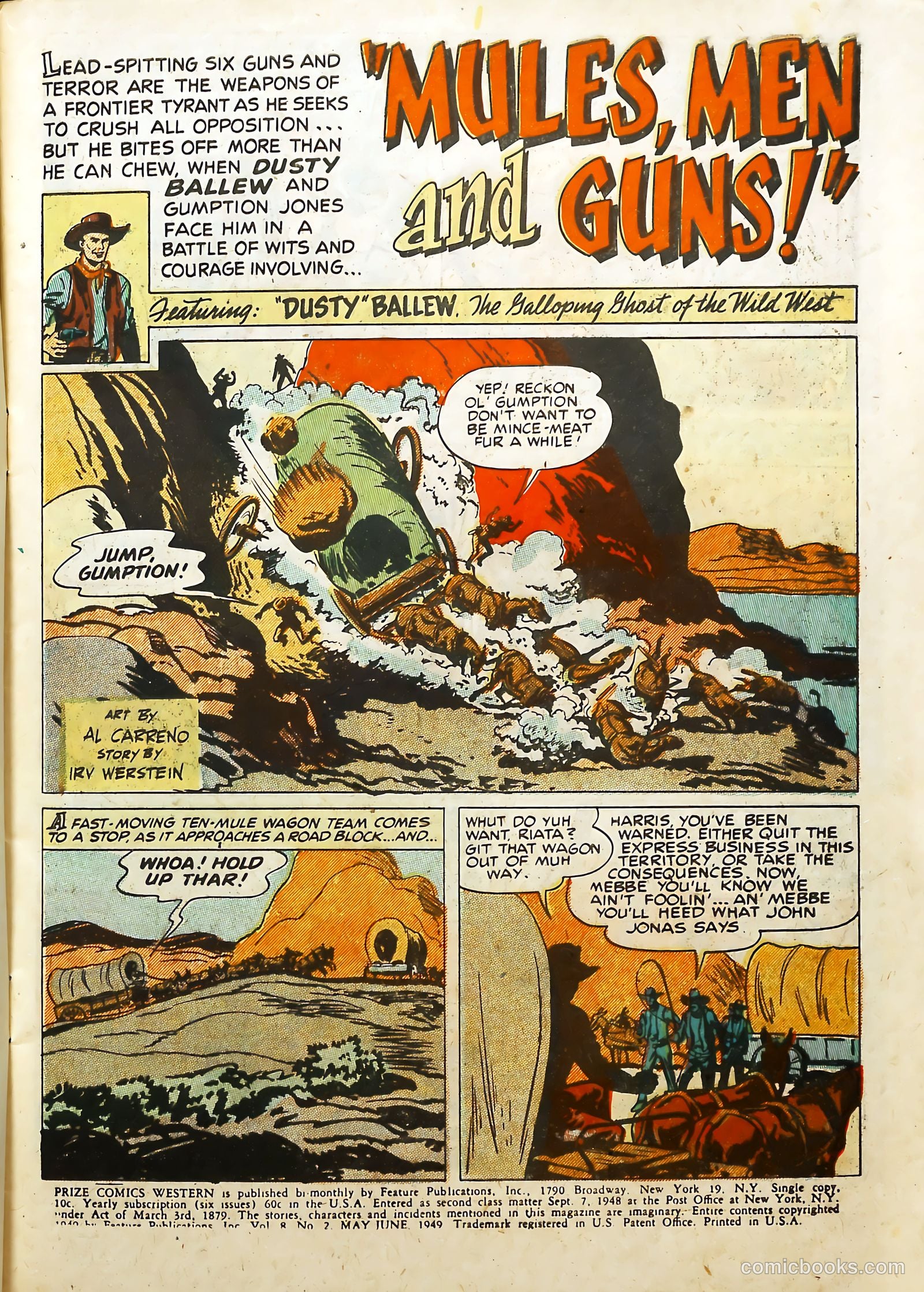 Prize Comics Western #75 — page 3 of 52