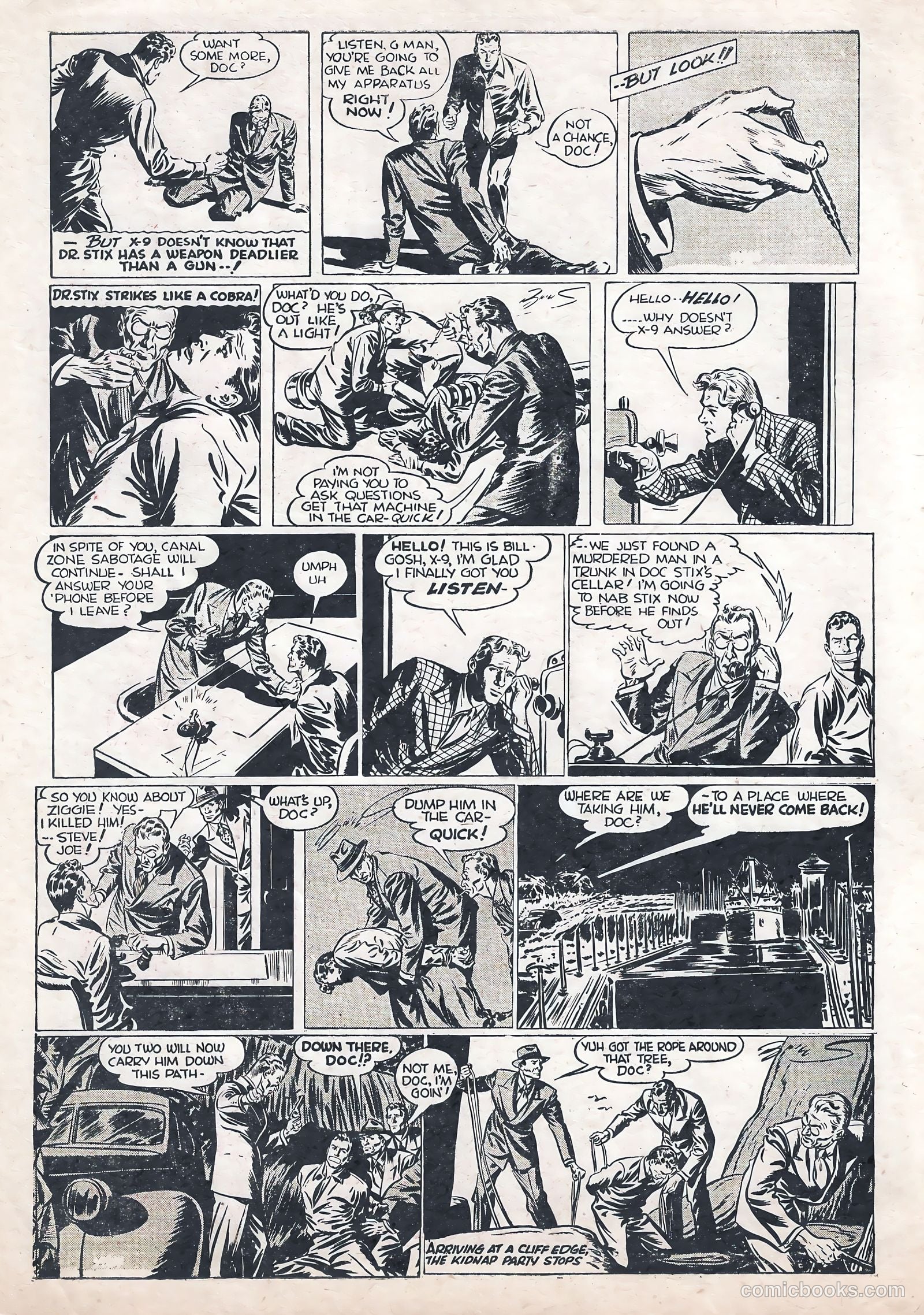 Secret Agent X-9 #5 — page 8 of 16