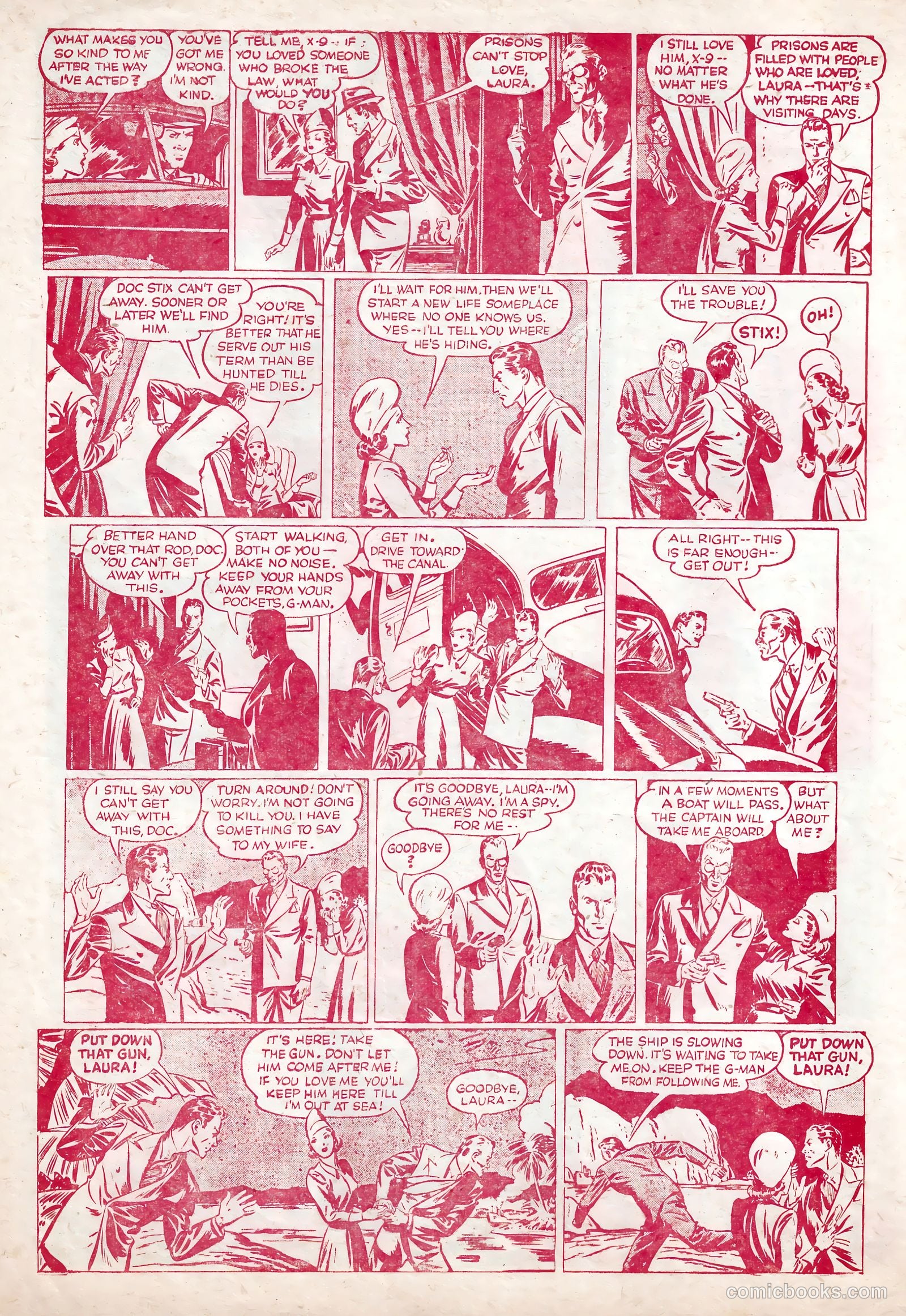 Secret Agent X-9 #5 — page 14 of 16