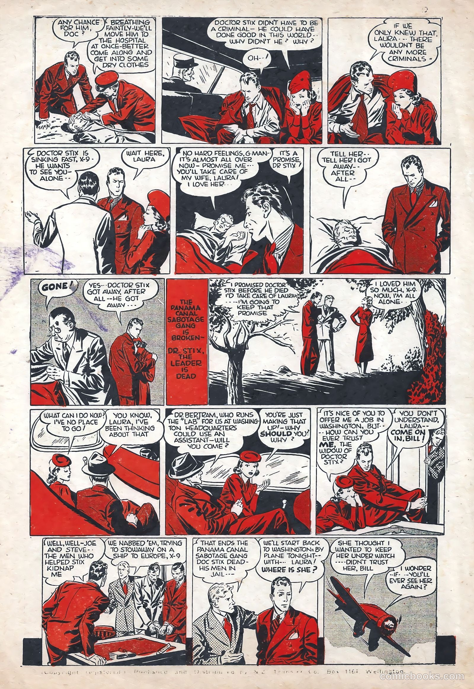 Secret Agent X-9 #5 — page 16 of 16