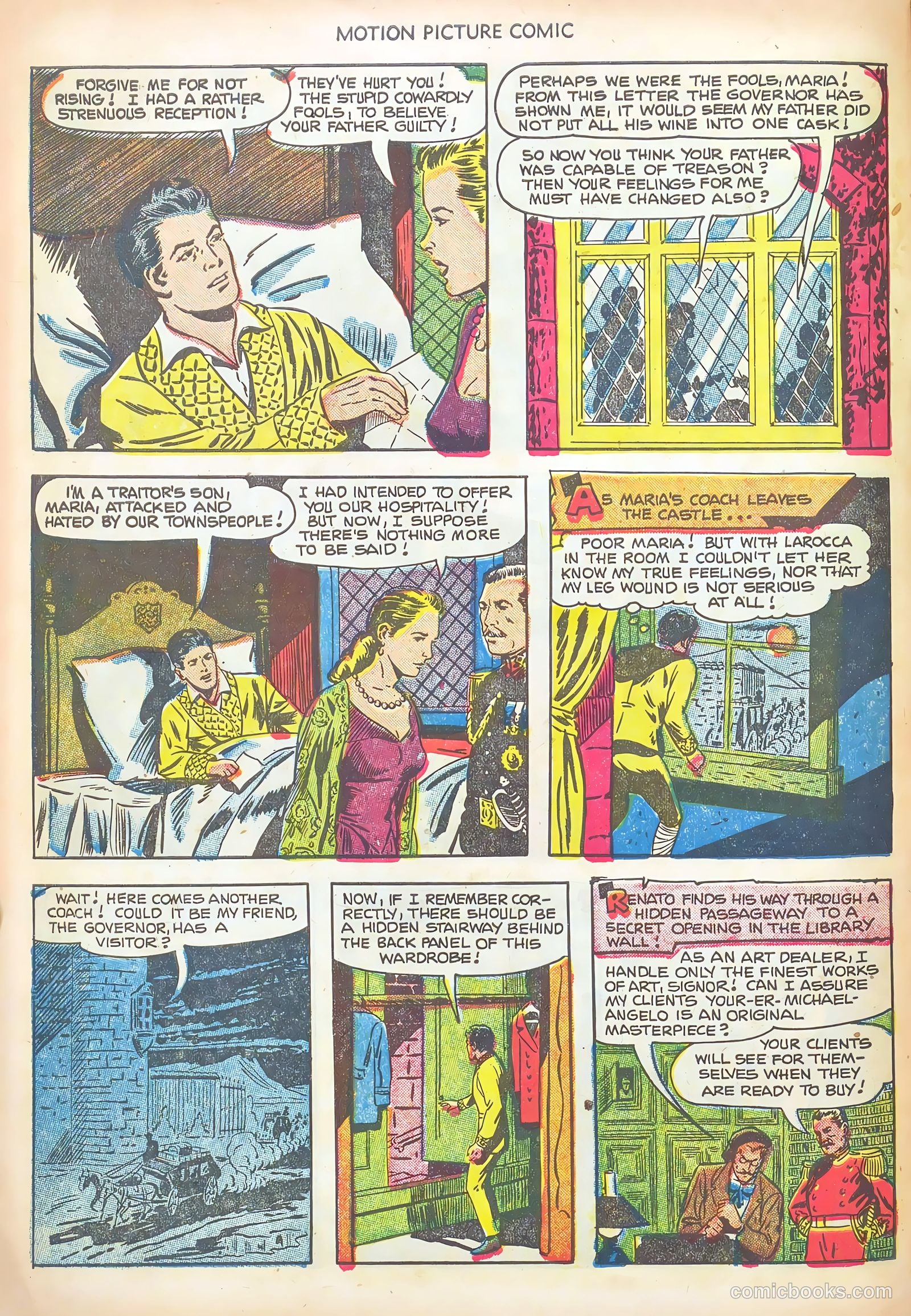 Motion Picture Comics 106 The Texas Rangers #1 — page 10 of 36
