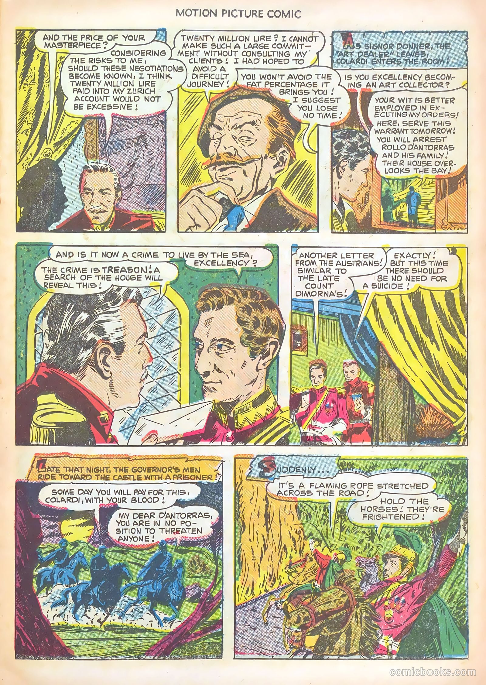 Motion Picture Comics 106 The Texas Rangers #1 — page 11 of 36