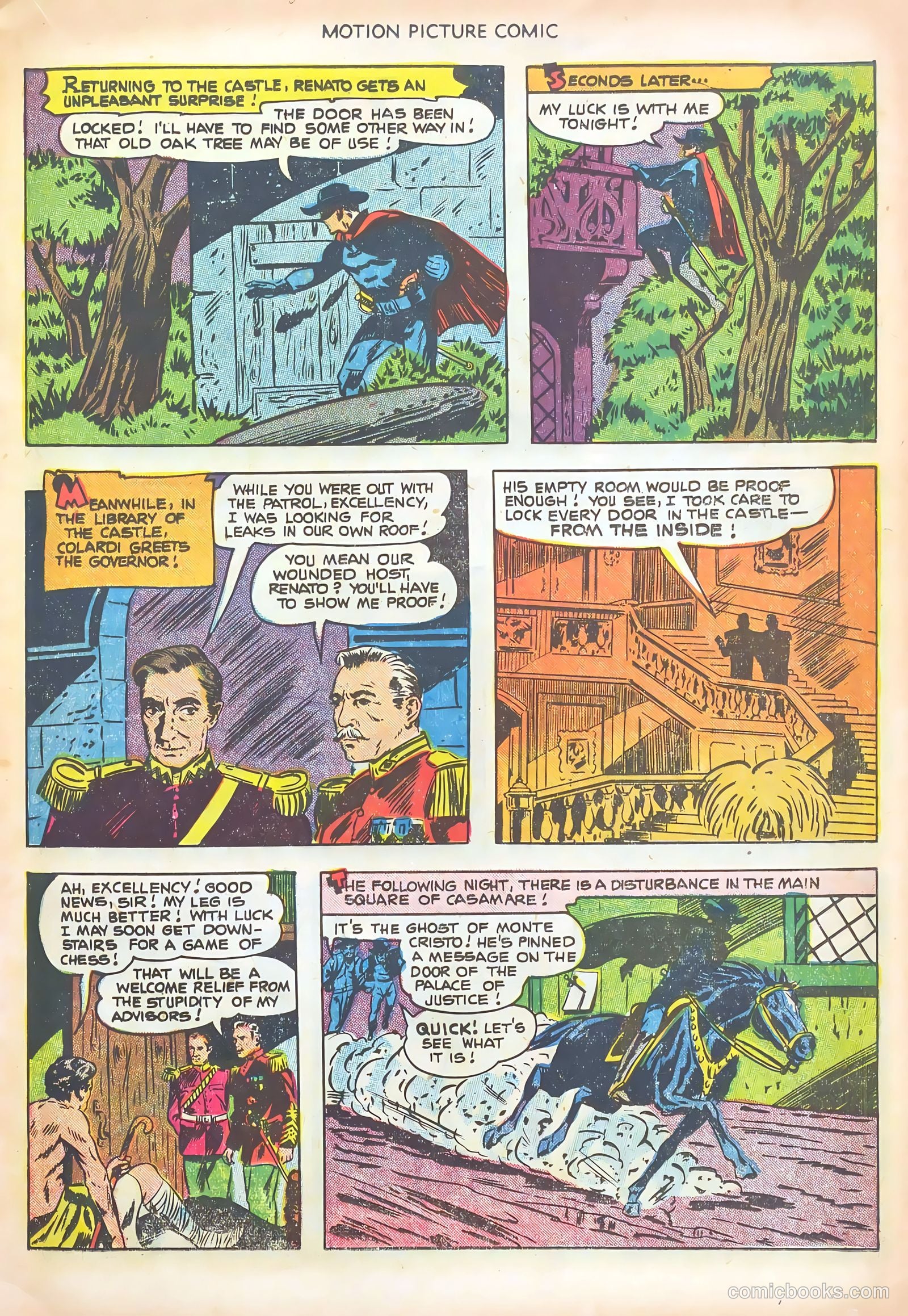 Motion Picture Comics 106 The Texas Rangers #1 — page 17 of 36