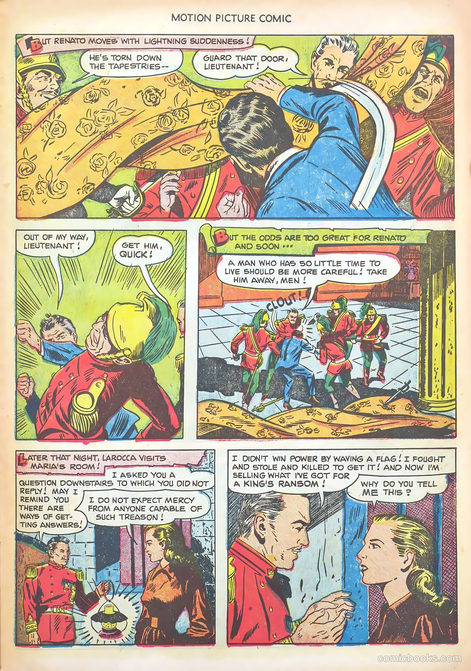 Motion Picture Comics 106 The Texas Rangers #1 — page 27 of 36