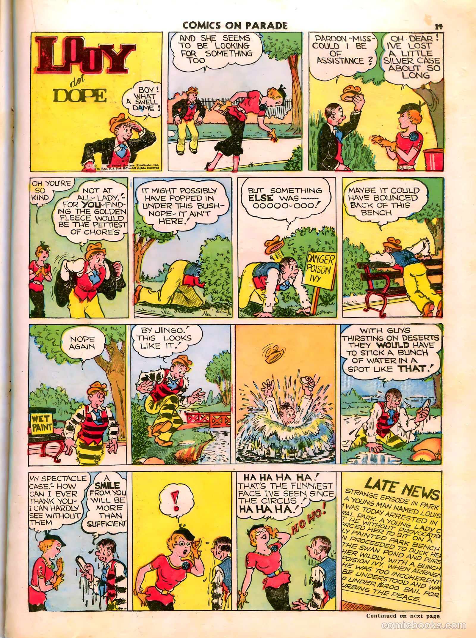 Comics on Parade #14 — page 21 of 56