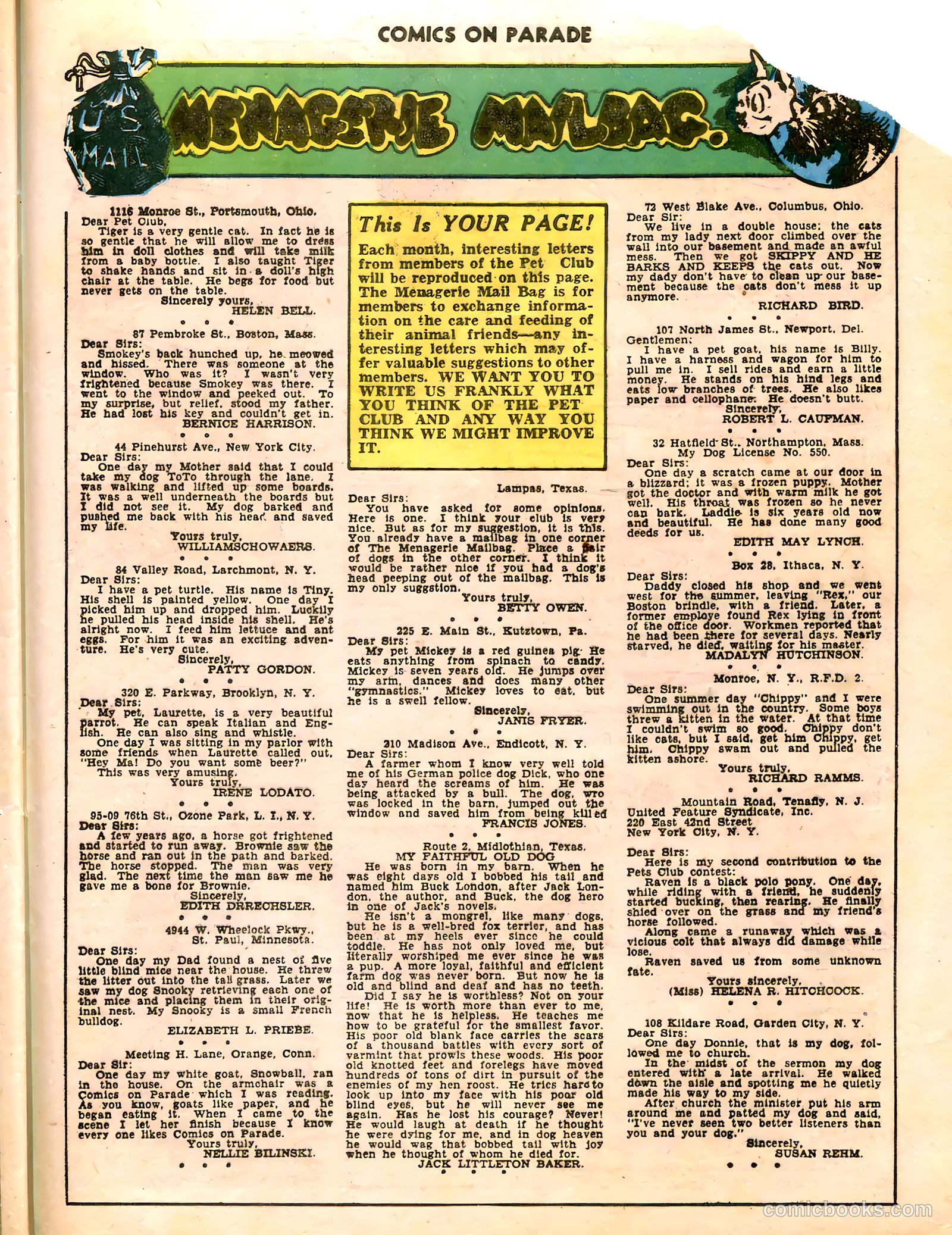 Comics on Parade #14 — page 37 of 56