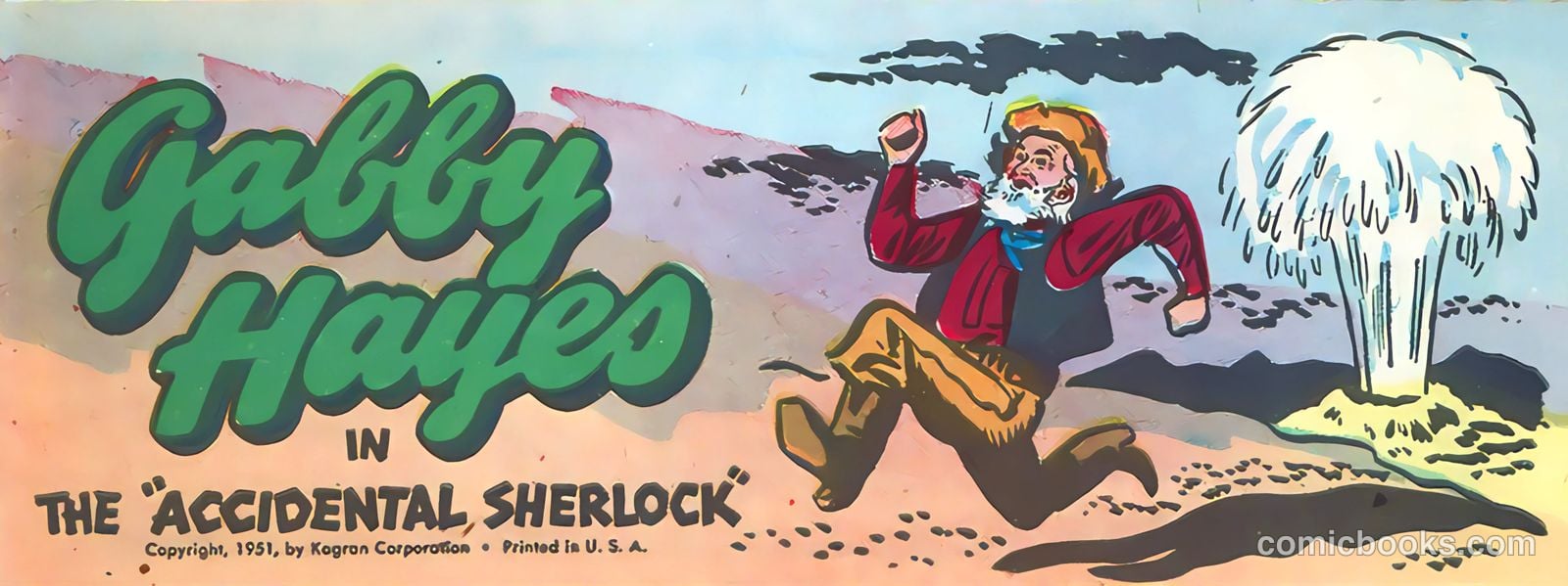 Gabby Hayes 3 - The "Accidental Sherlock" #1 — page 1 of 24