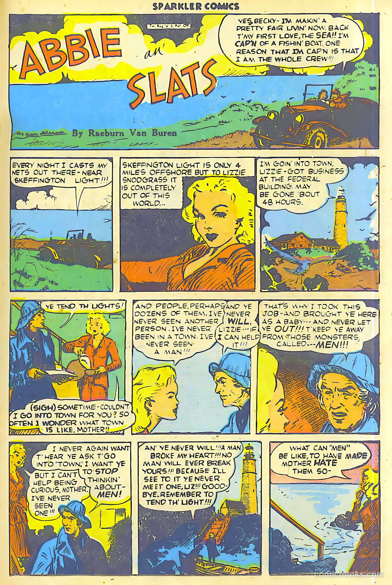 Sparkler Comics #63 — page 1 of 12