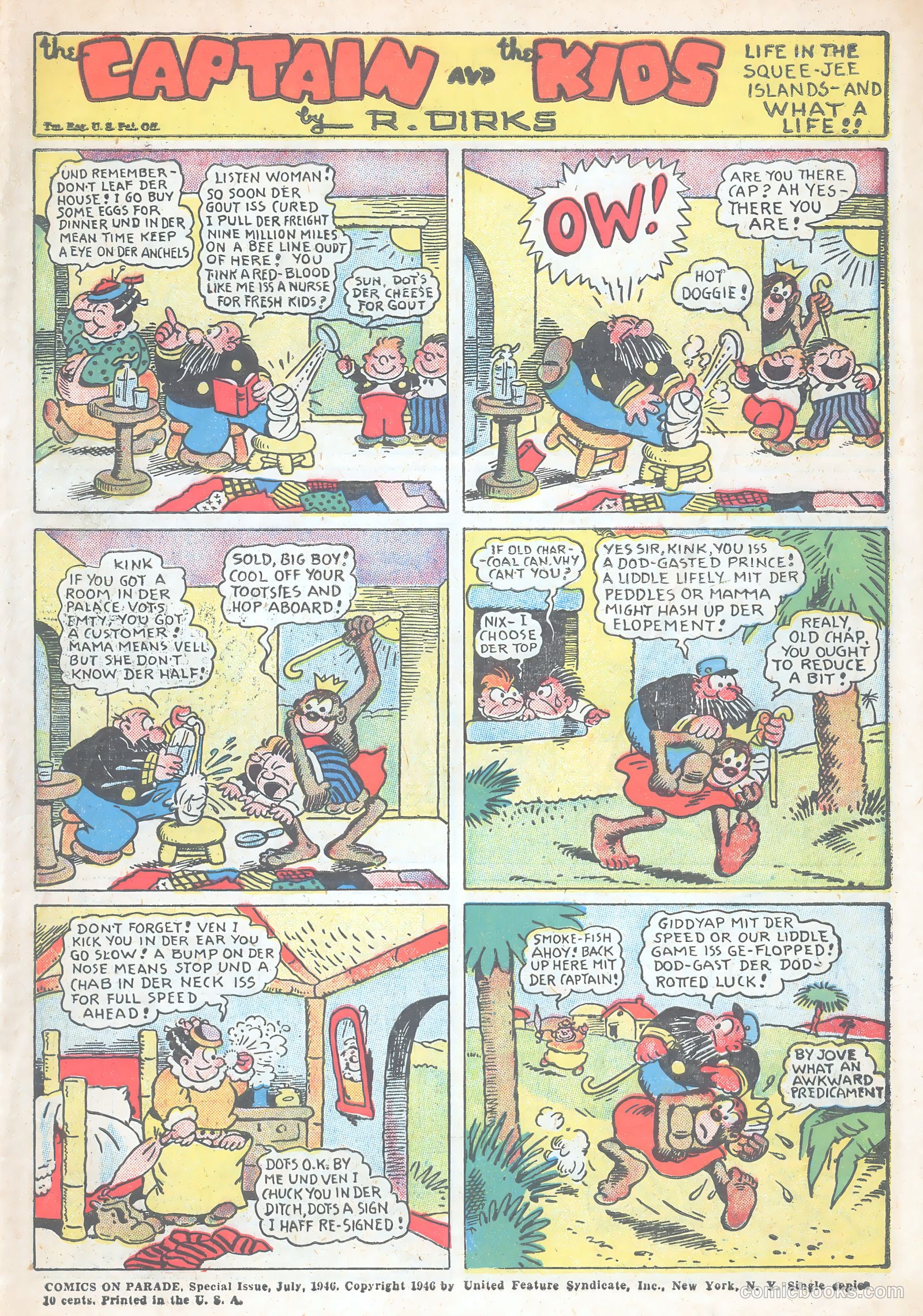 Comics on Parade, Special Issue #1 — page 3 of 37