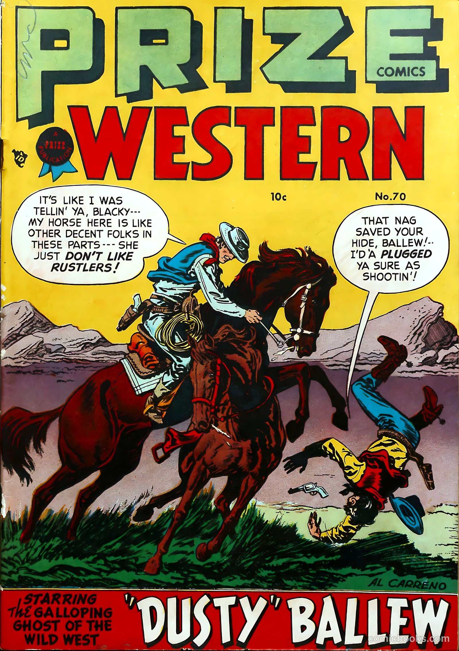 Prize Comics Western #70 — page 1 of 52