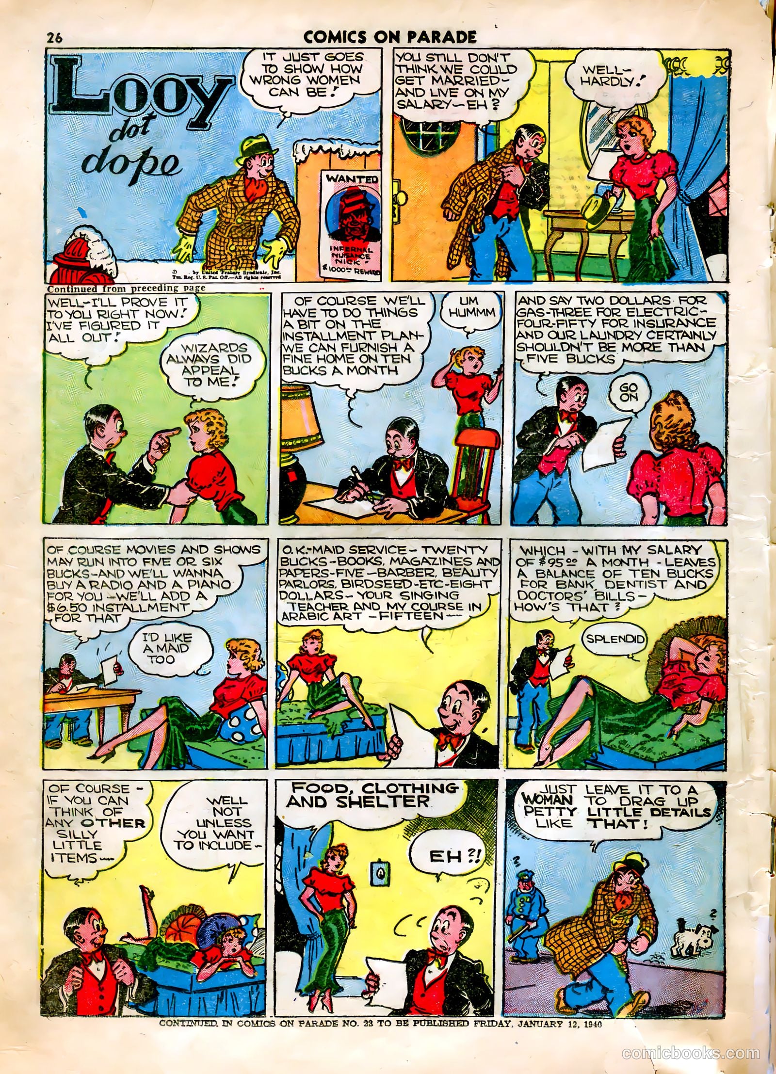 Comics on Parade #22 — page 23 of 52