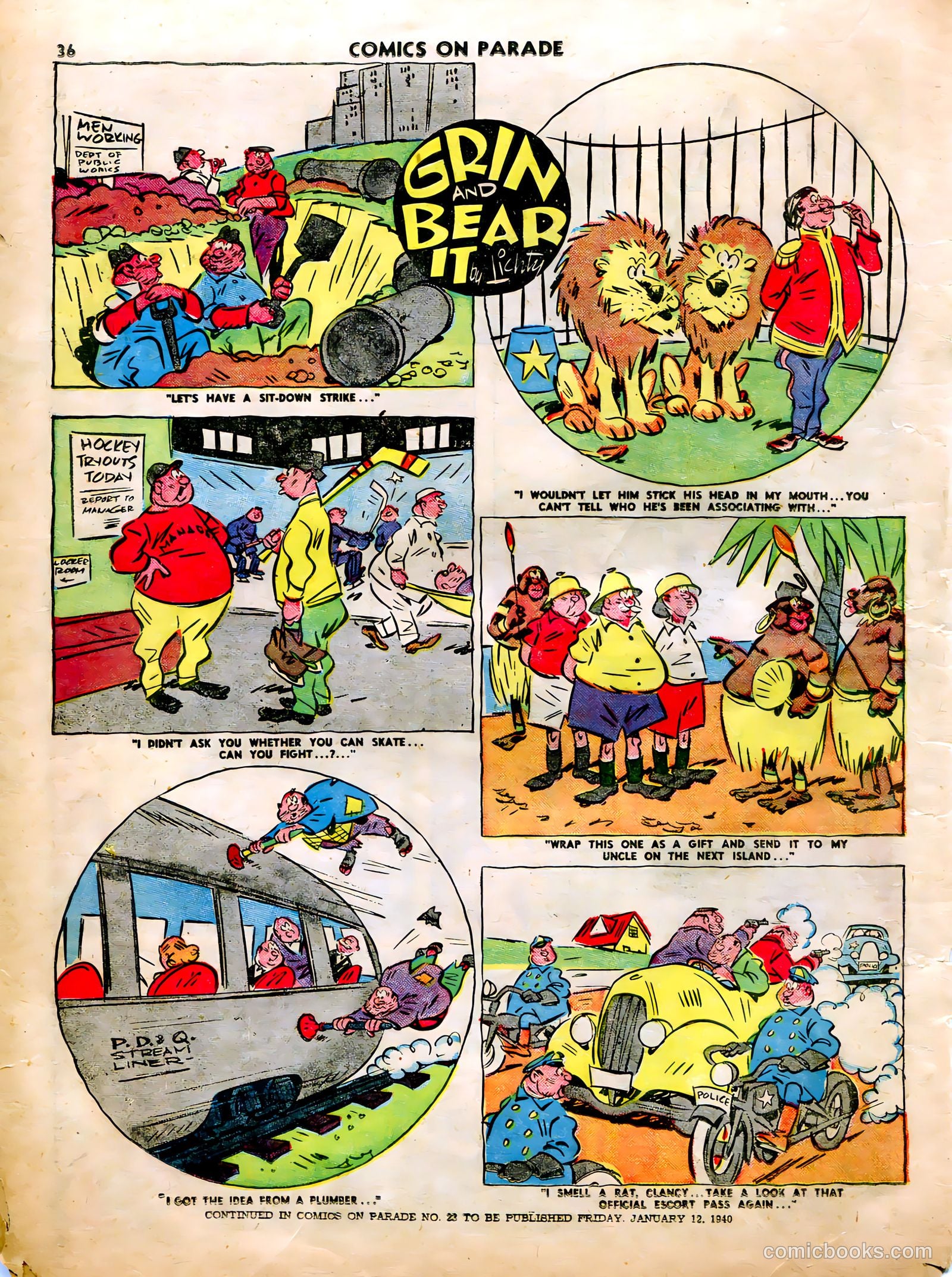 Comics on Parade #22 — page 29 of 52