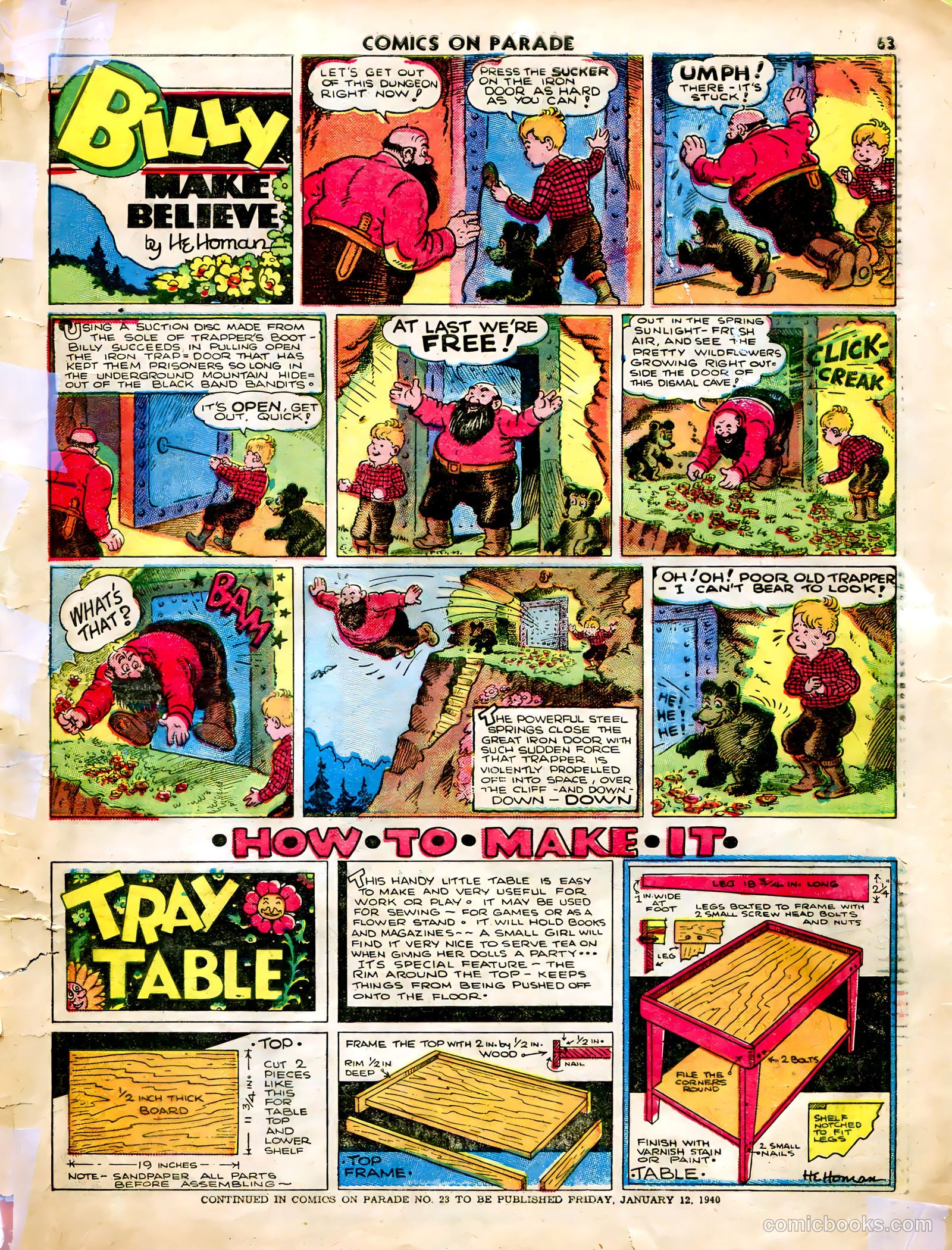 Comics on Parade #22 — page 49 of 52