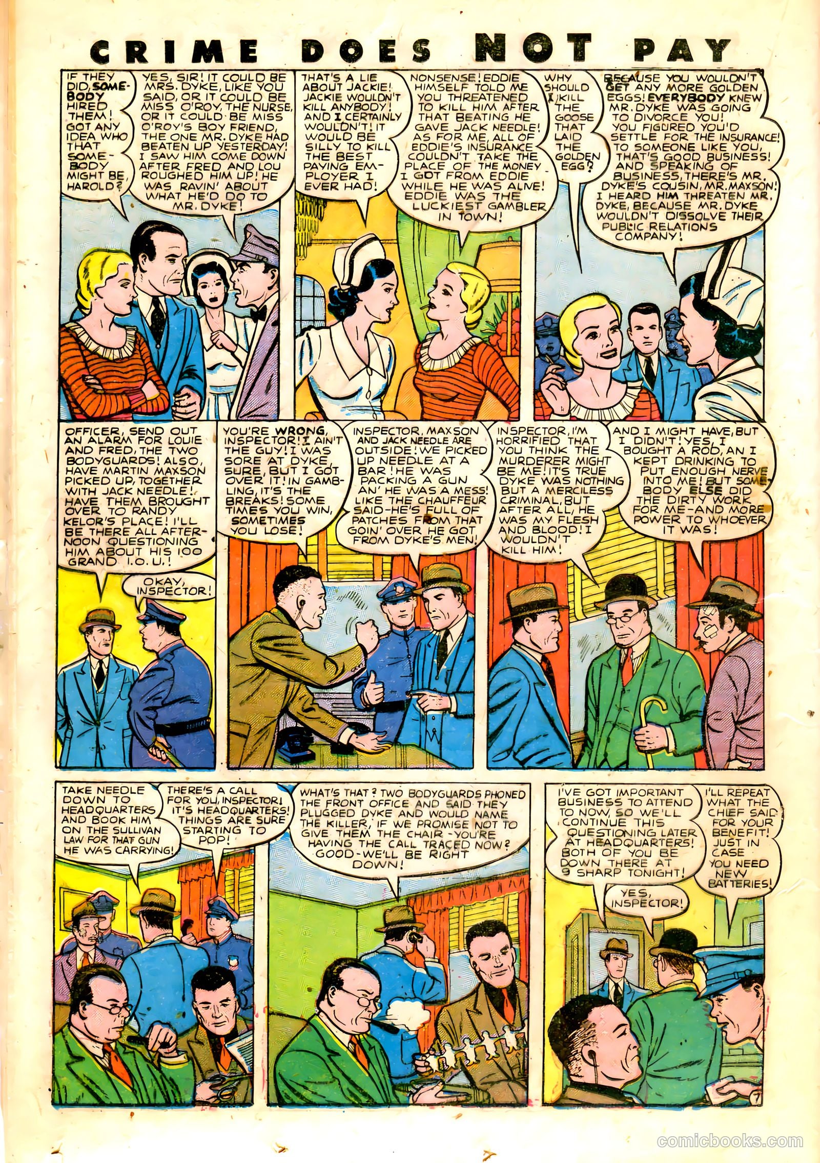 Crime Does Not Pay #69 — page 32 of 53
