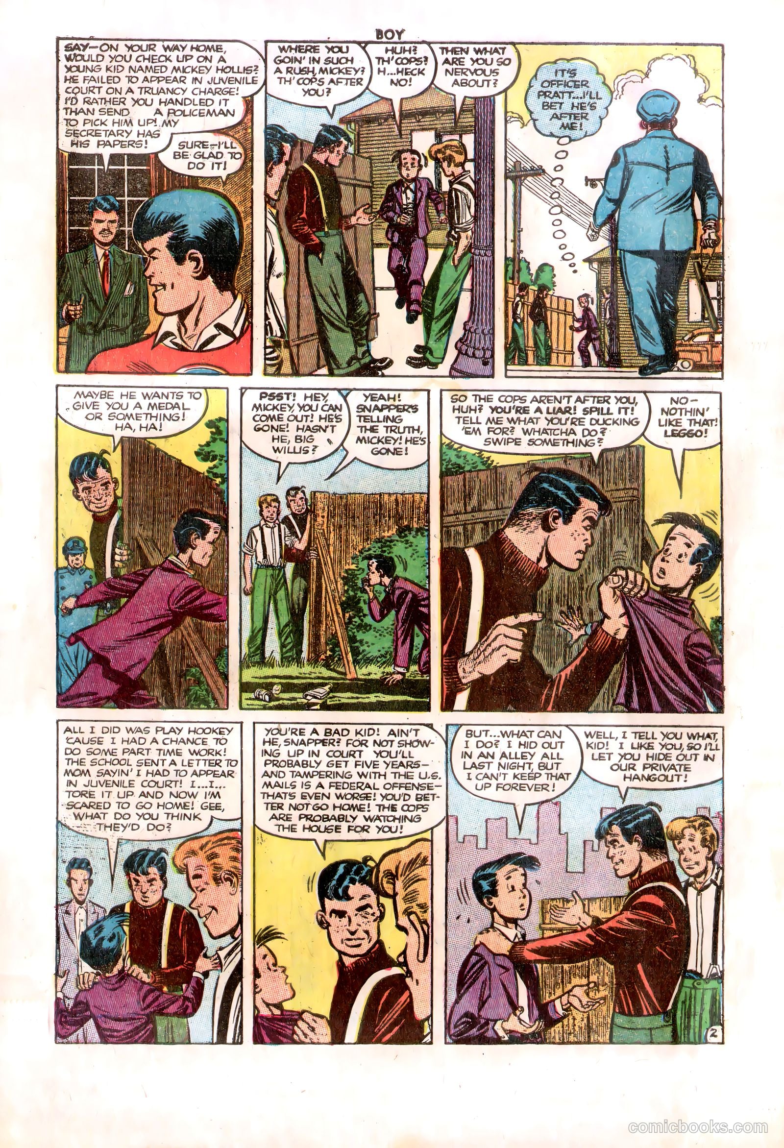 Boy Comics #76 — page 4 of 36