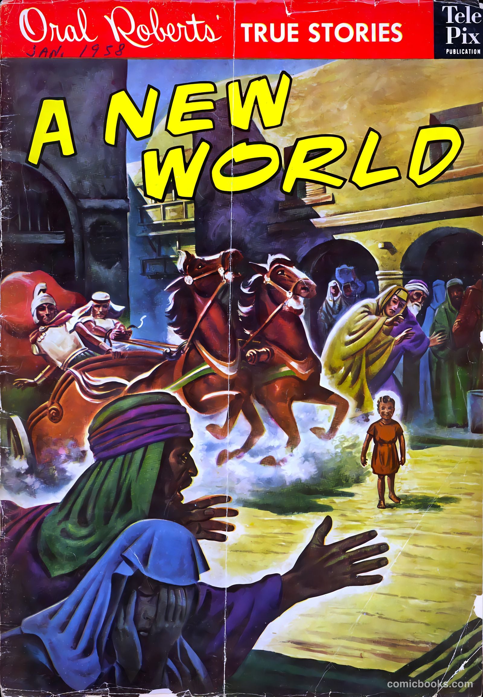 Oral Roberts' True Stories 107 - A New World #1 — page 1 of 36