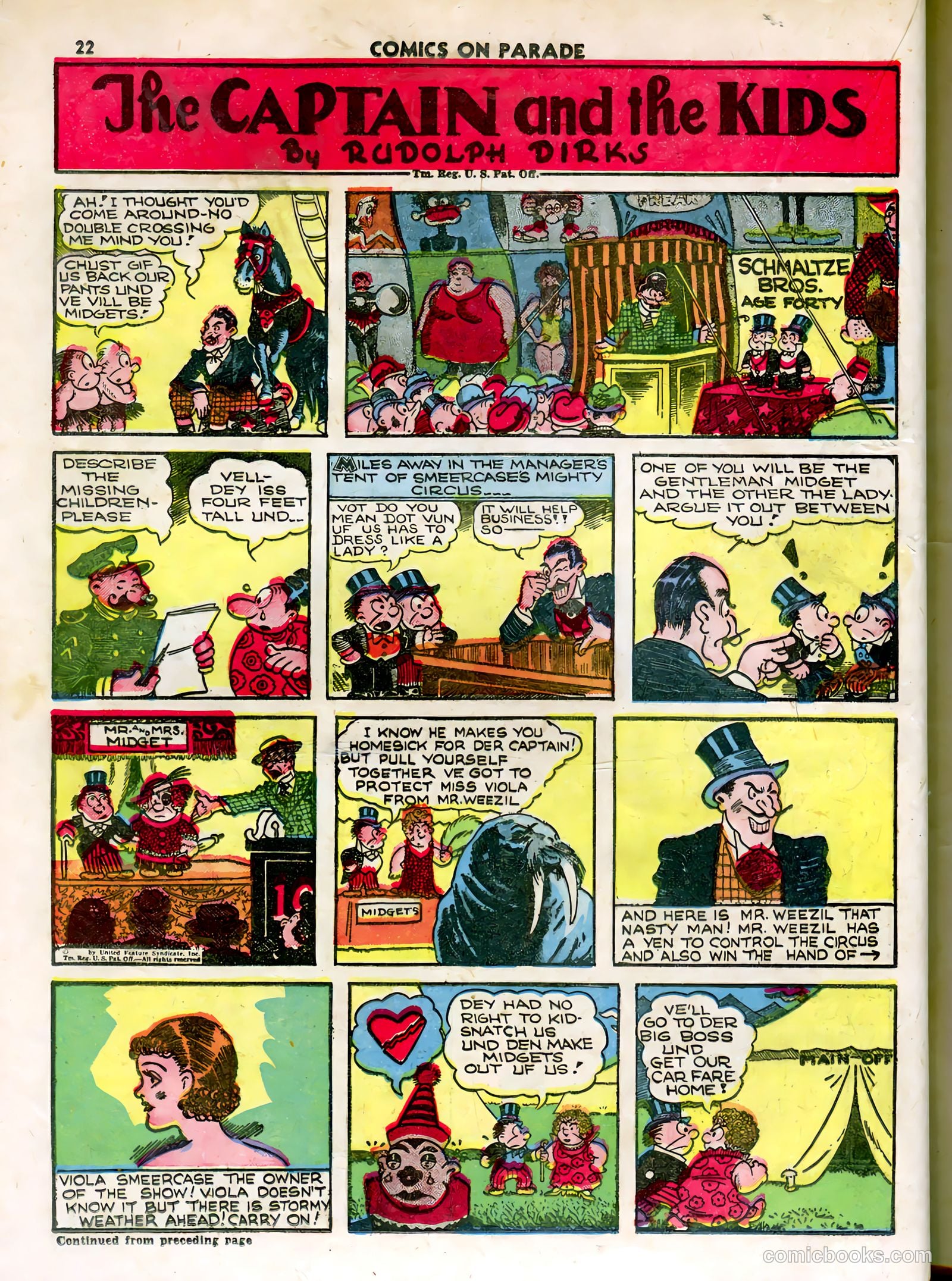 Comics on Parade #26 — page 22 of 56