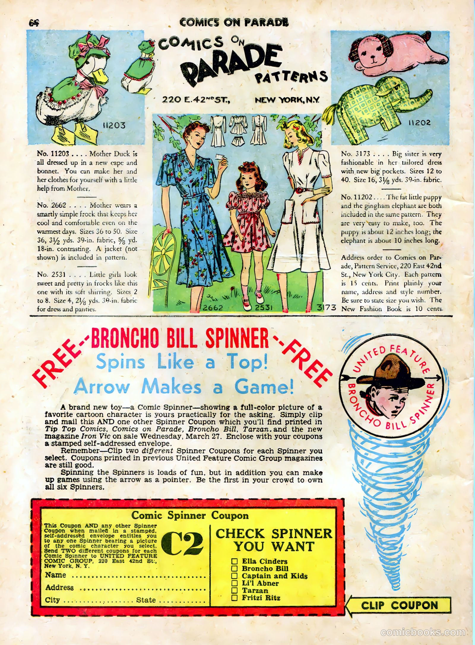 Comics on Parade #26 — page 54 of 56