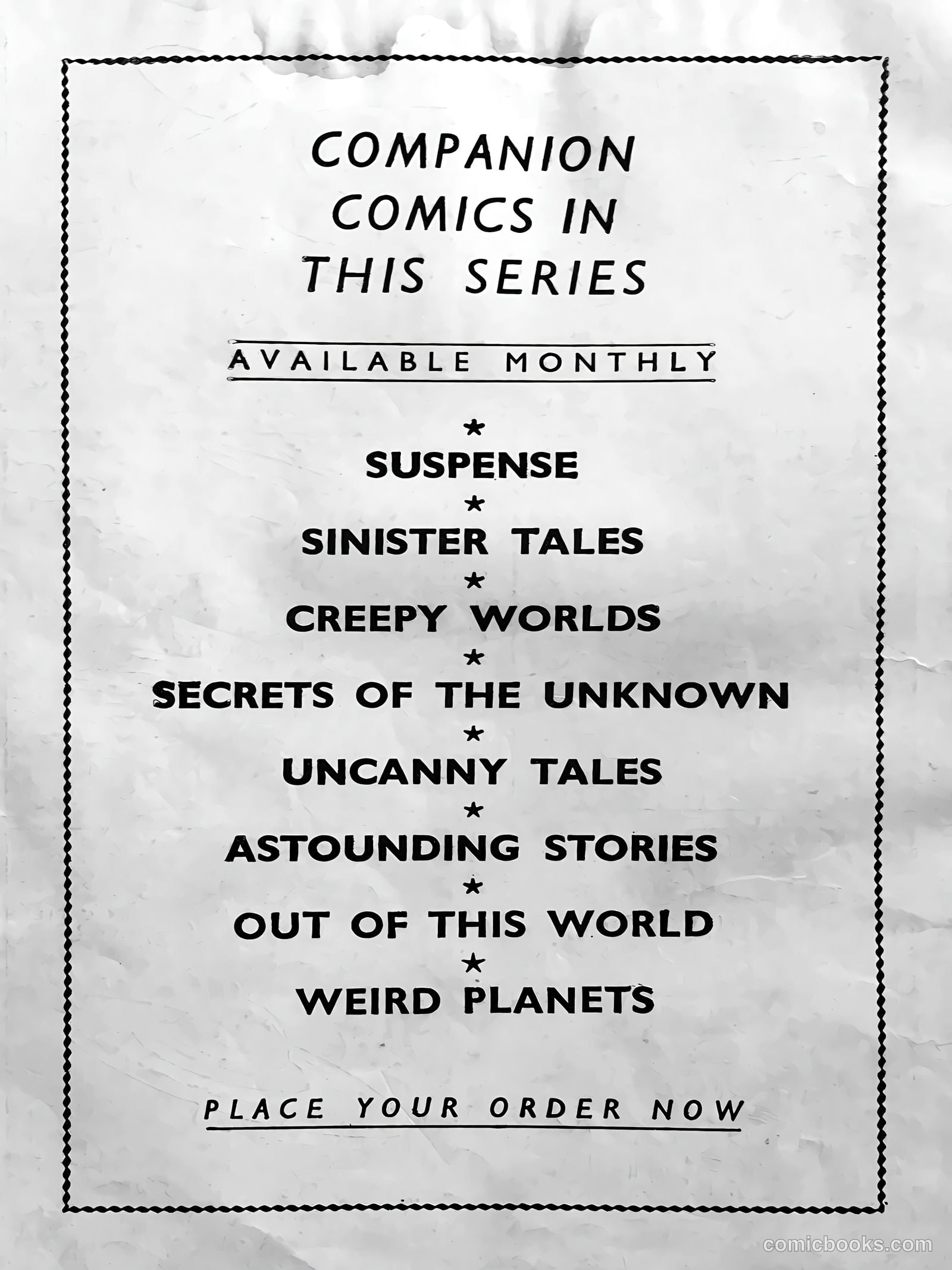 Out of This World #6 — page 68 of 68