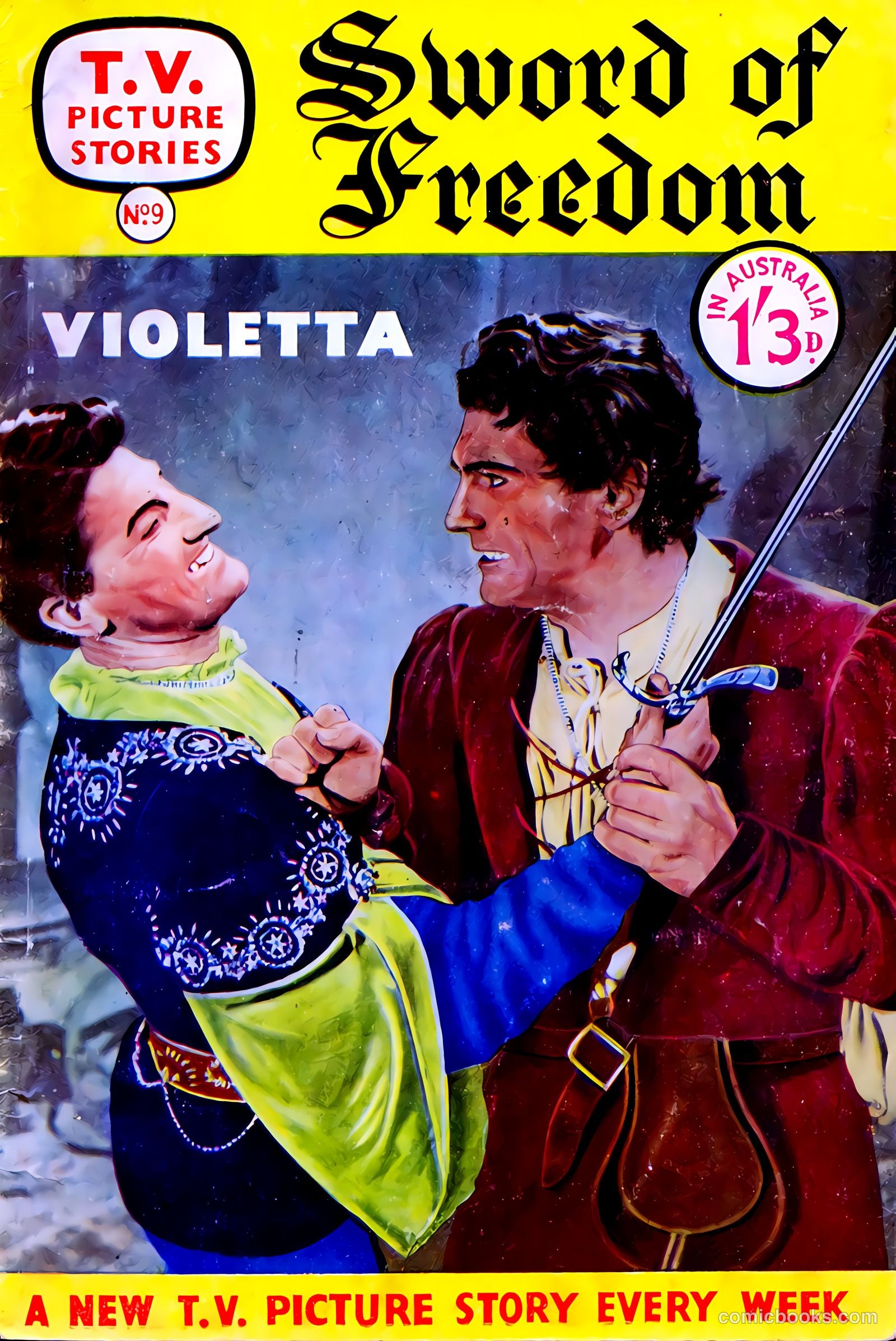 T.V. Picture Stories 9 - Sword of Freedom #1 — page 1 of 68