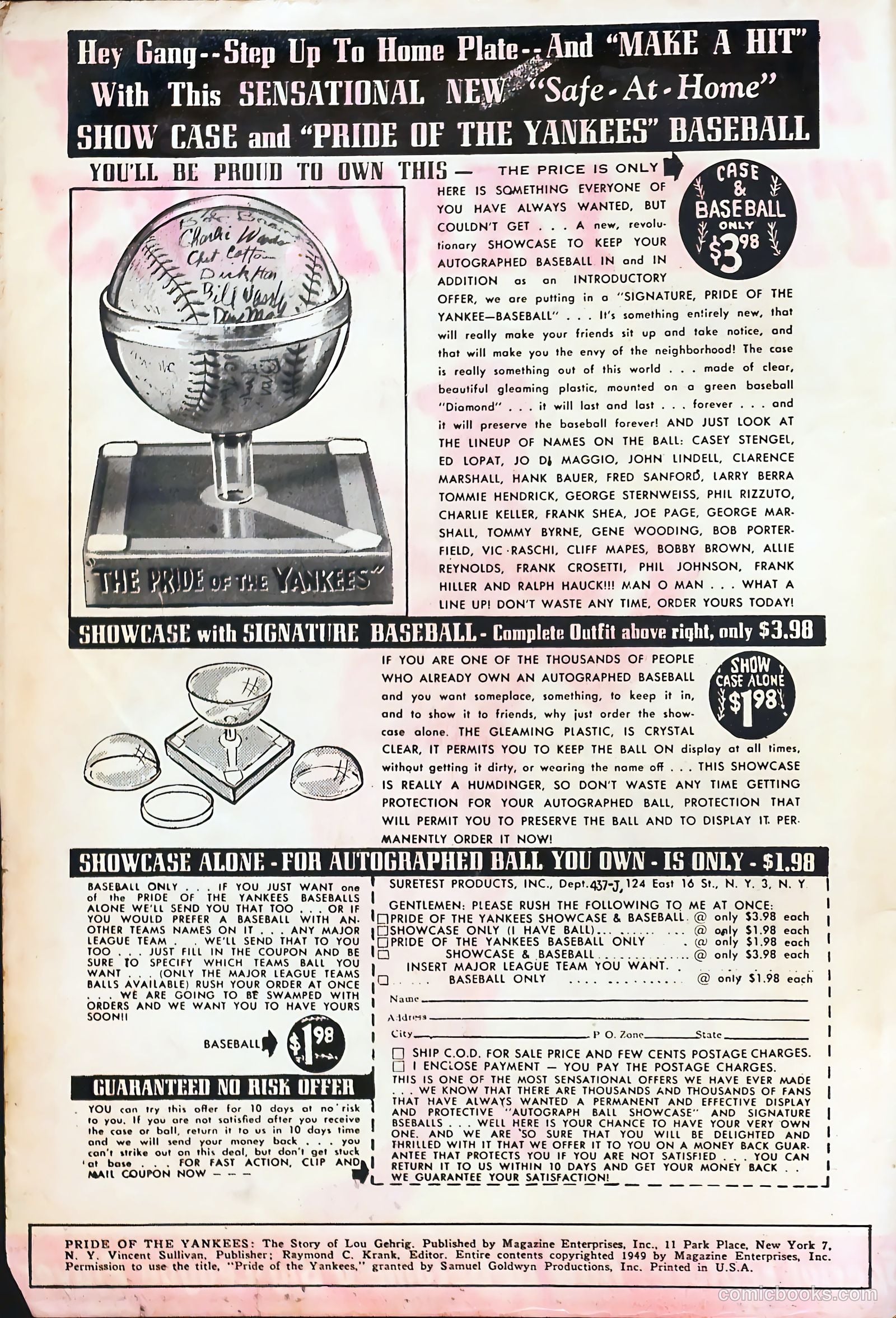 Pride of the Yankees #1 — page 2 of 36