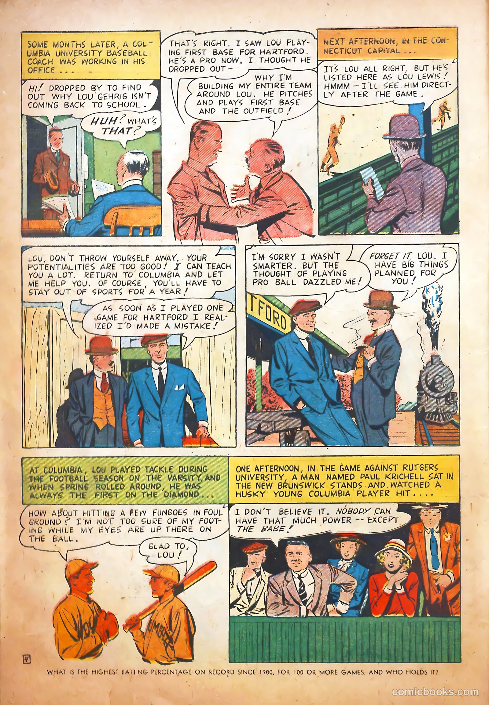 Pride of the Yankees #1 — page 6 of 36