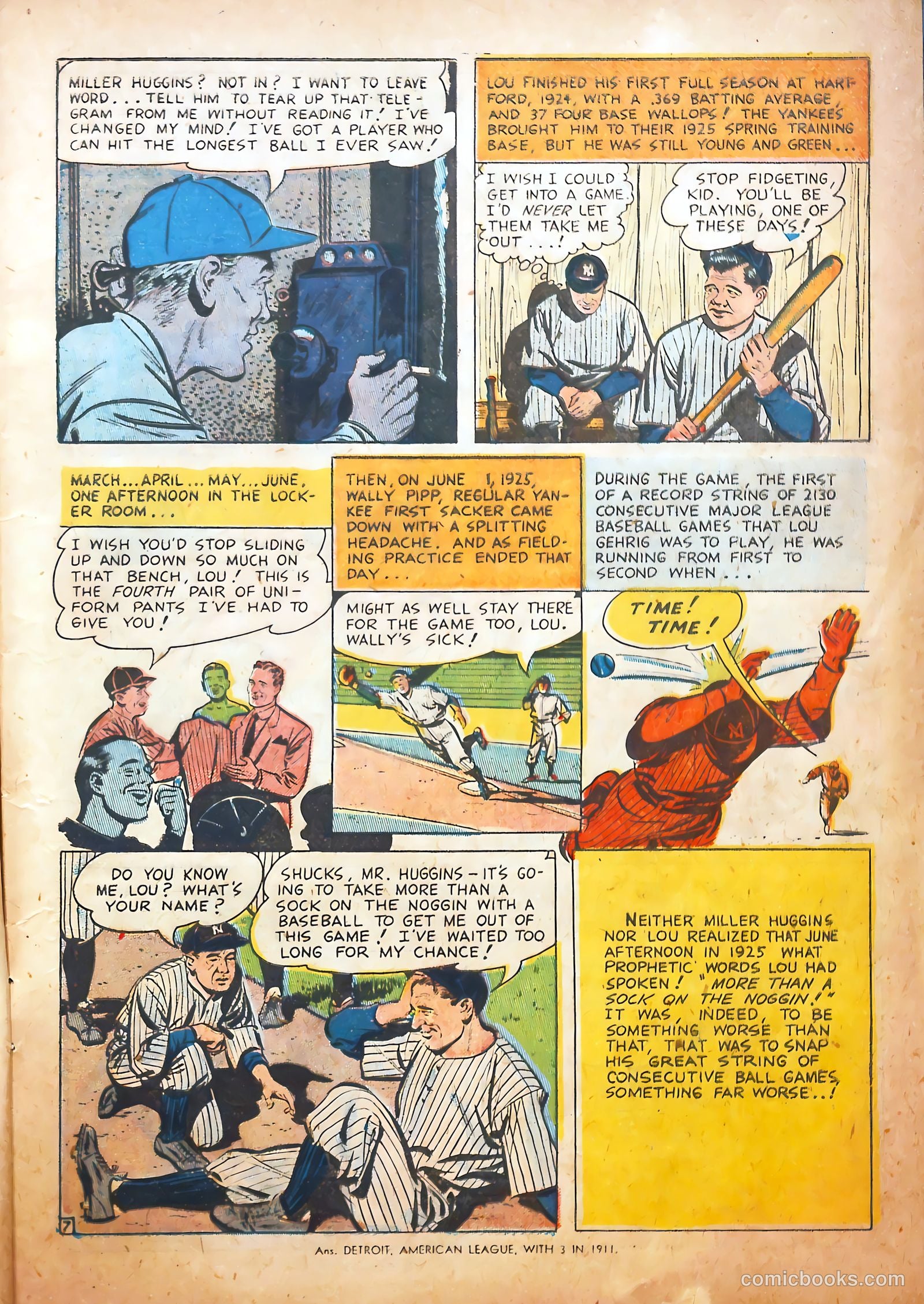 Pride of the Yankees #1 — page 9 of 36