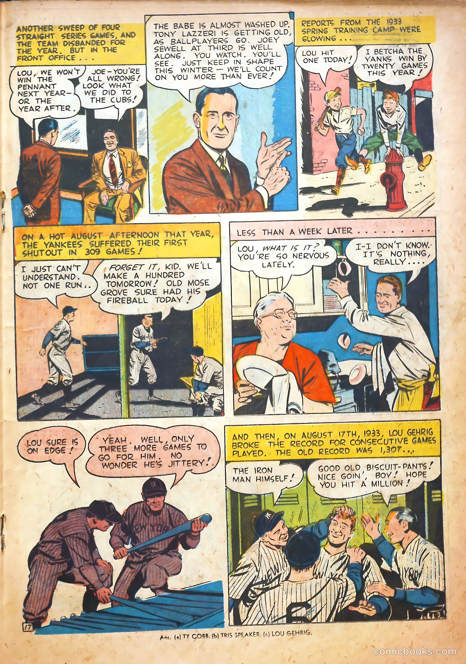 Pride of the Yankees #1 — page 19 of 36