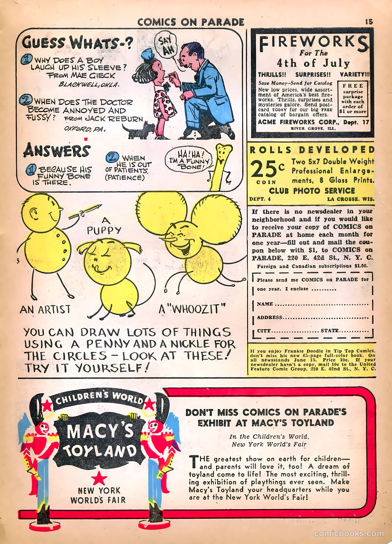 Comics on Parade #16 — page 7 of 56