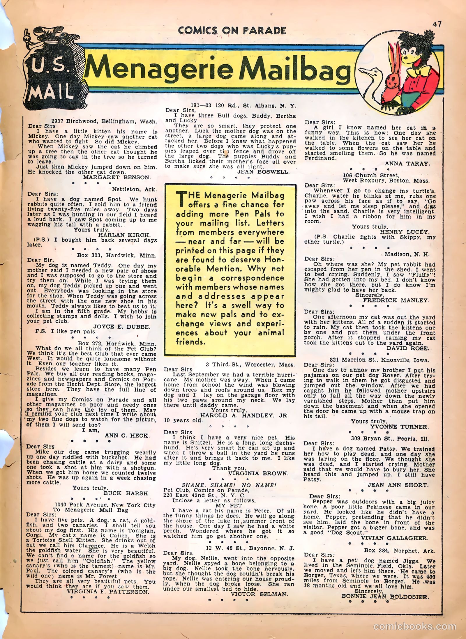 Comics on Parade #16 — page 37 of 56