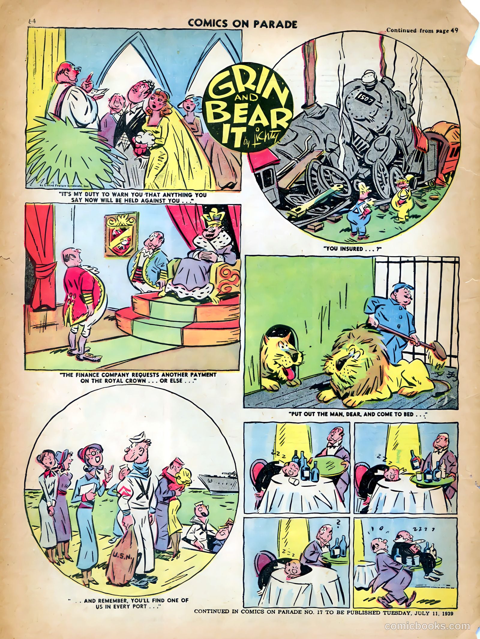 Comics on Parade #16 — page 54 of 56