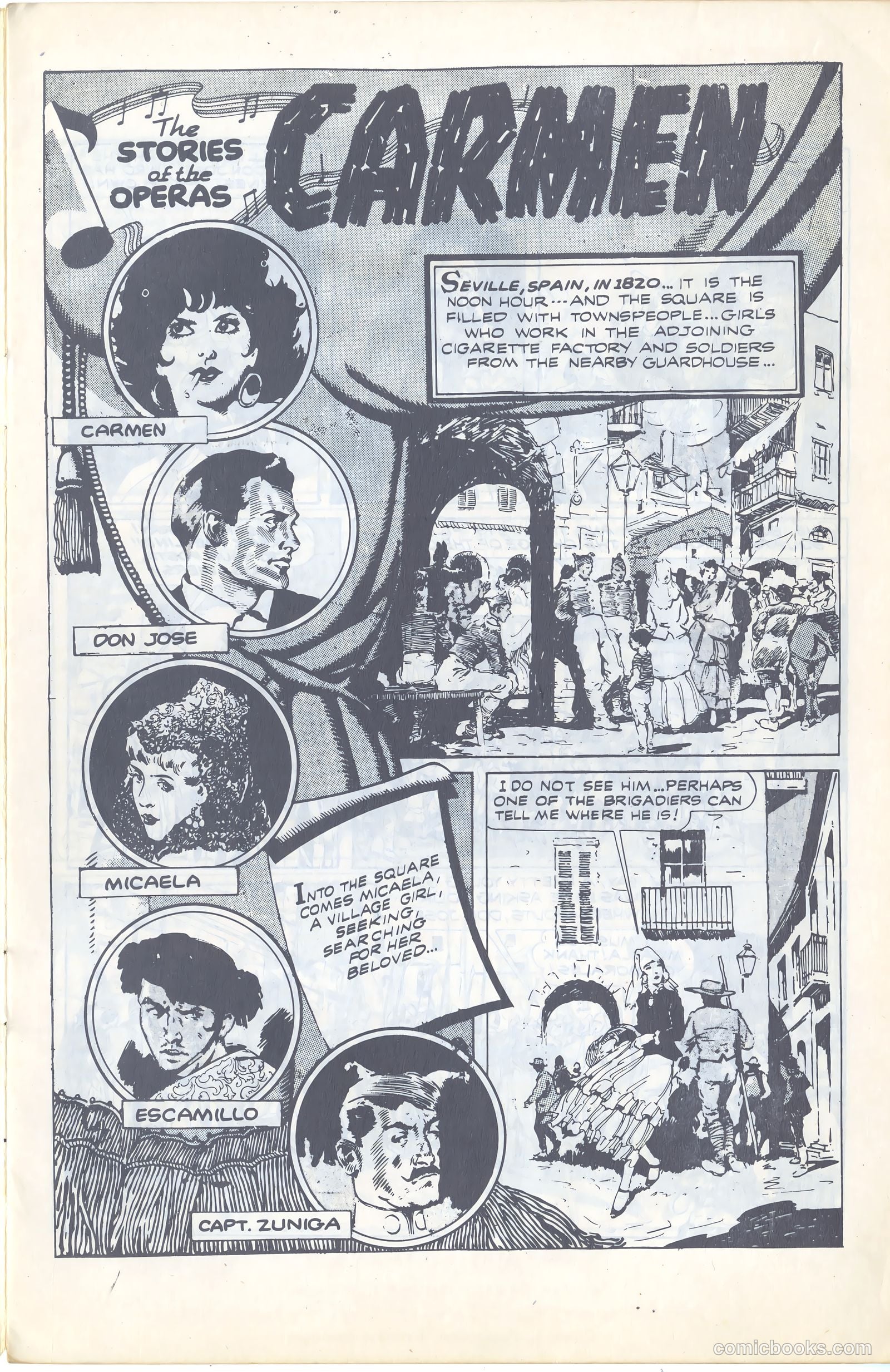 Illustrated Stories of the Operas: Carmen #1 — page 3 of 20