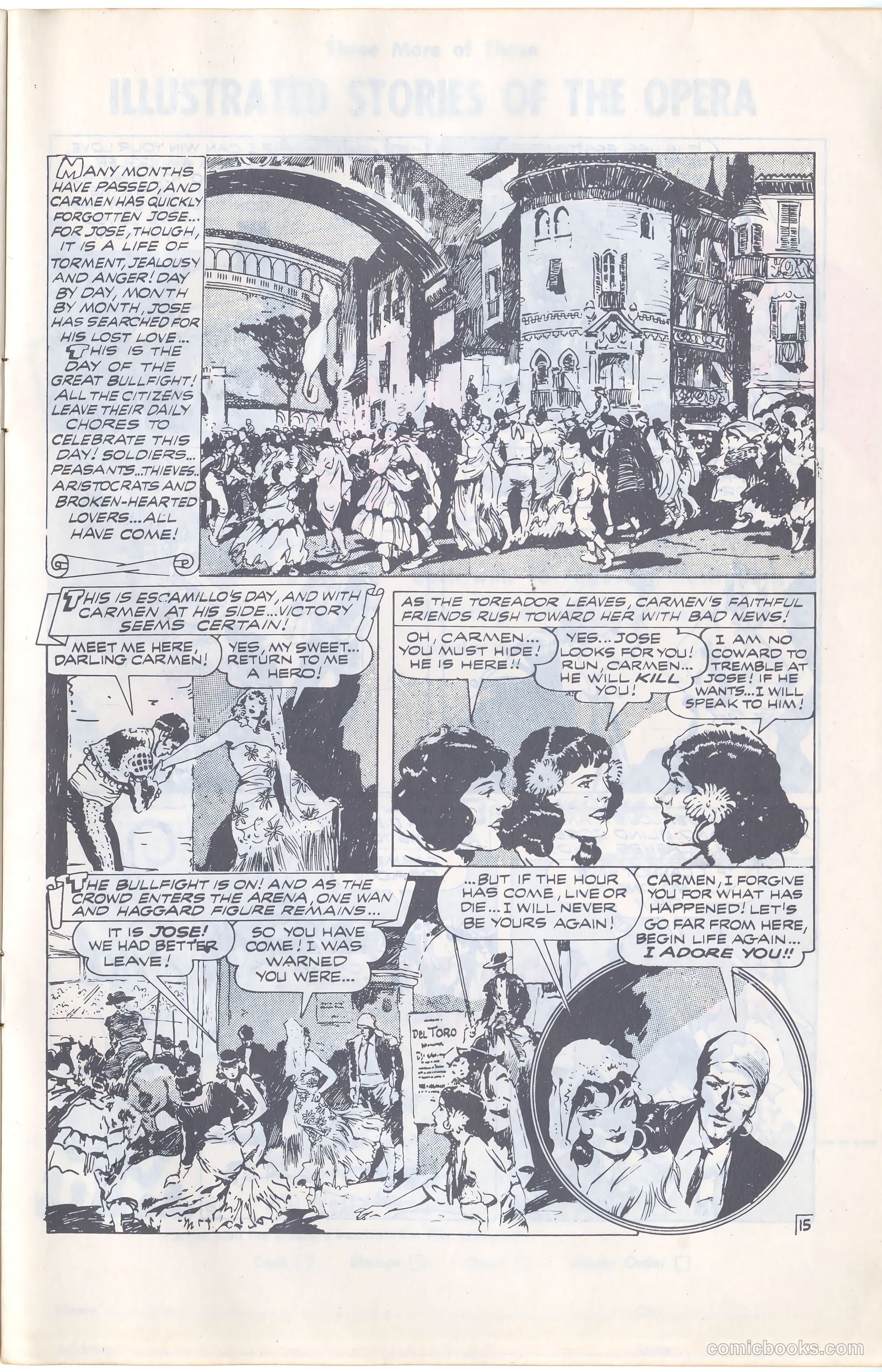 Illustrated Stories of the Operas: Carmen #1 — page 17 of 20