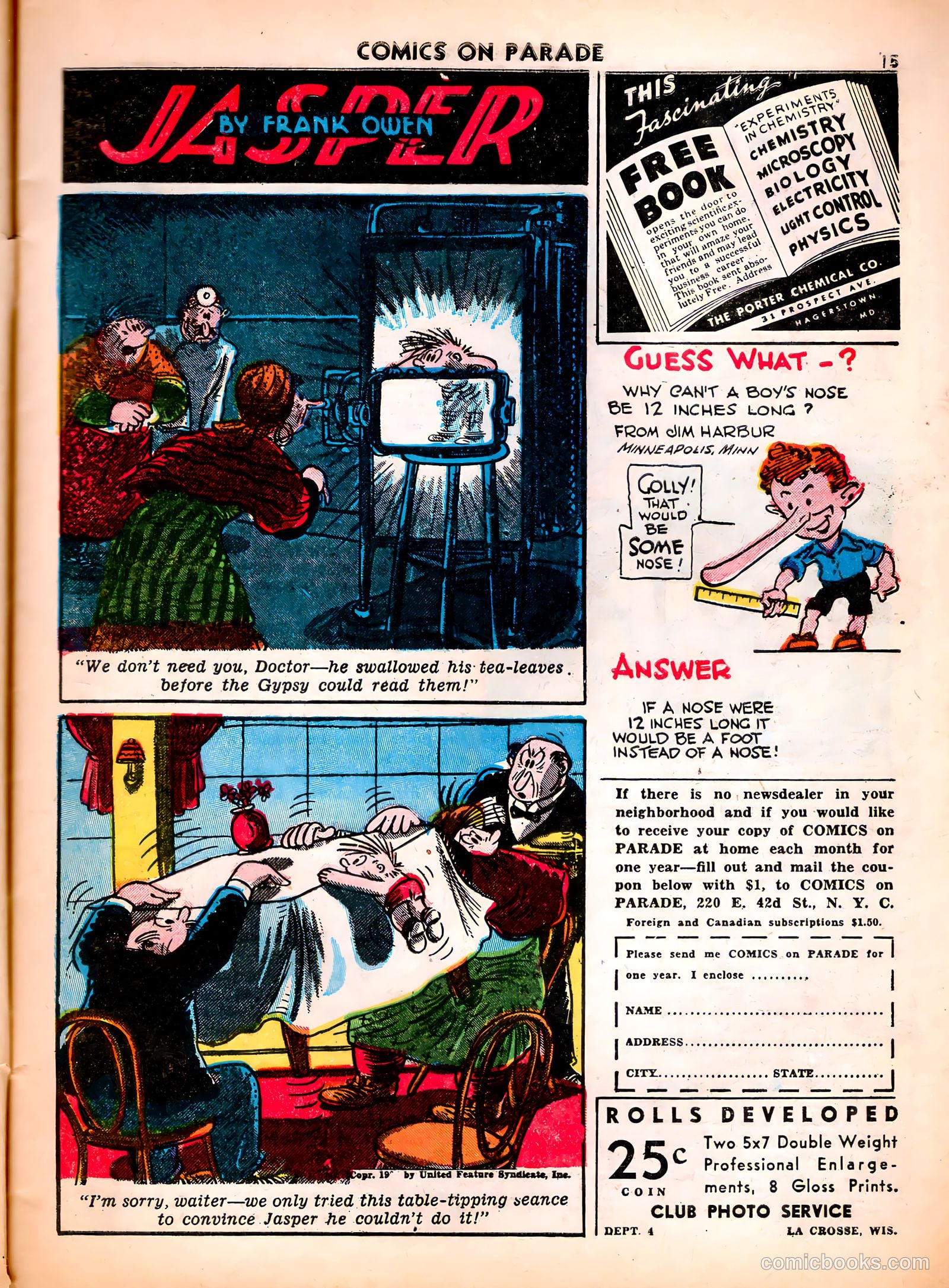 Comics on Parade #20 — page 11 of 46