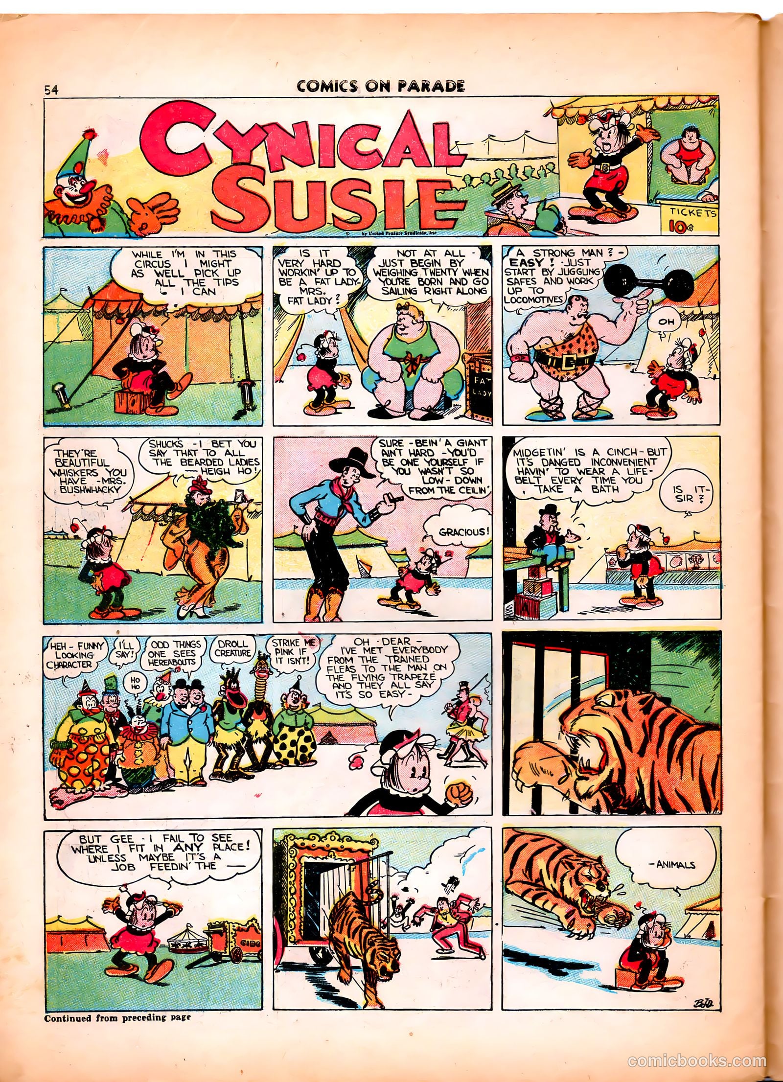 Comics on Parade #20 — page 40 of 46