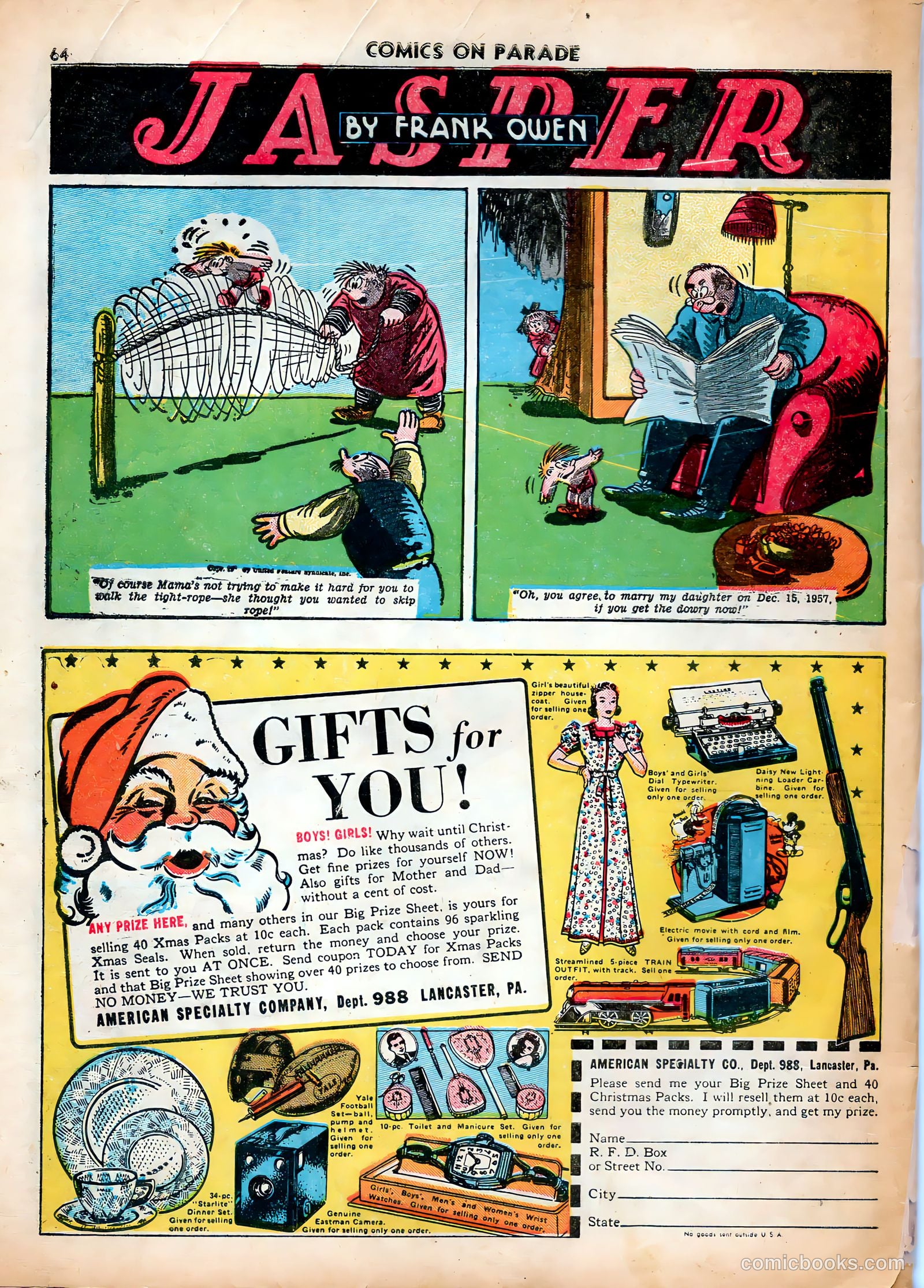 Comics on Parade #20 — page 45 of 46
