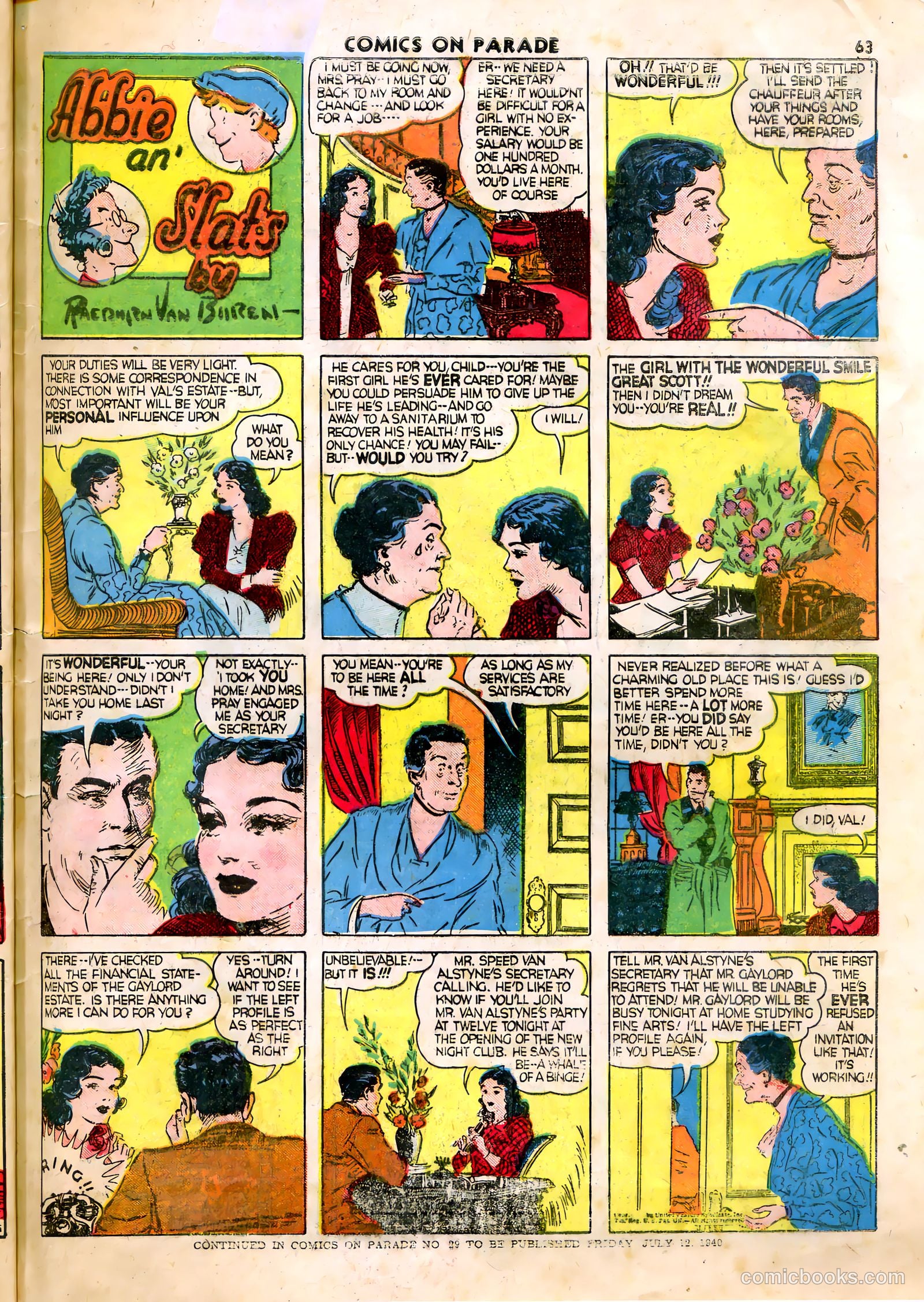 Comics on Parade #28 — page 52 of 55