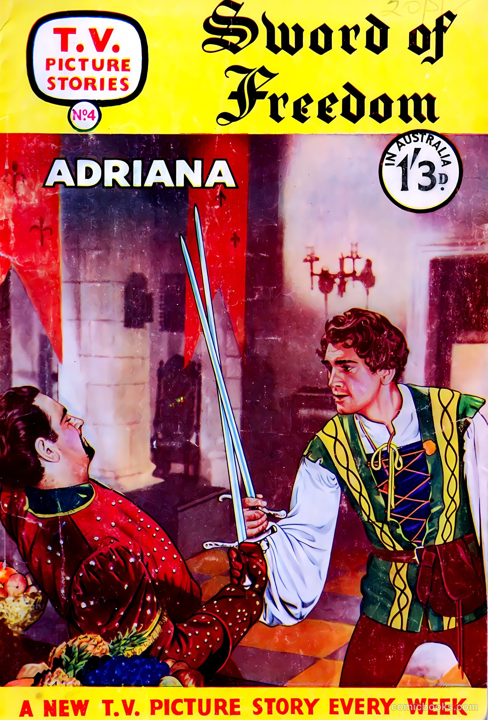 T.V. Picture Stories 4 - Sword of Freedom #1 — page 1 of 68