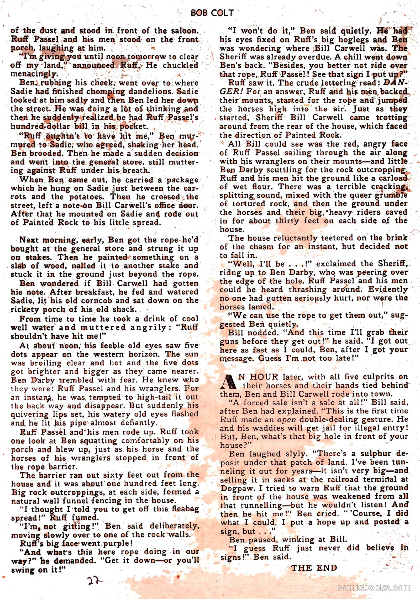 Bob Colt #4 — page 22 of 36