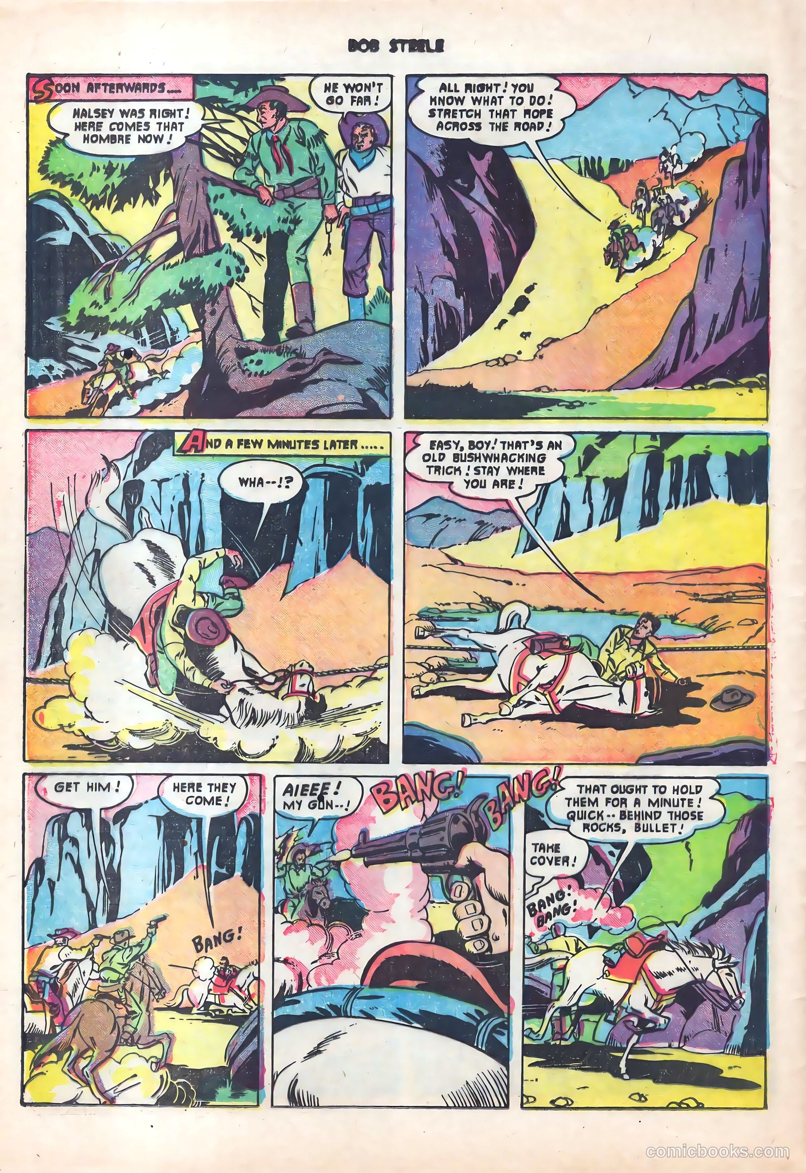 Bob Steele #8 — page 8 of 36